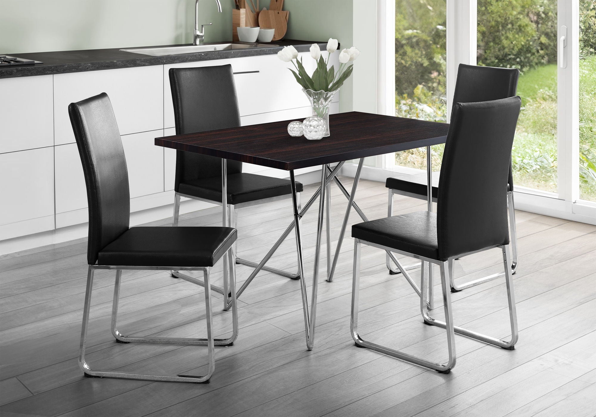 Rectangular Small Dining TableContemporary & Modern - Espresso