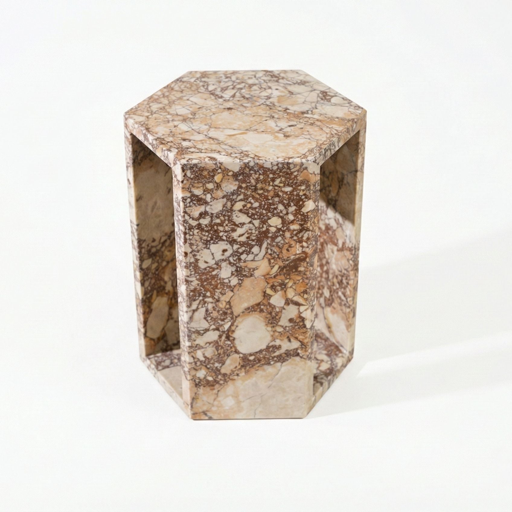 Modern Minimalist Hexagon Side Table