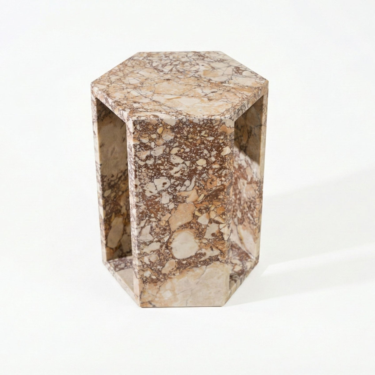 Modern Minimalist Hexagon Side Table