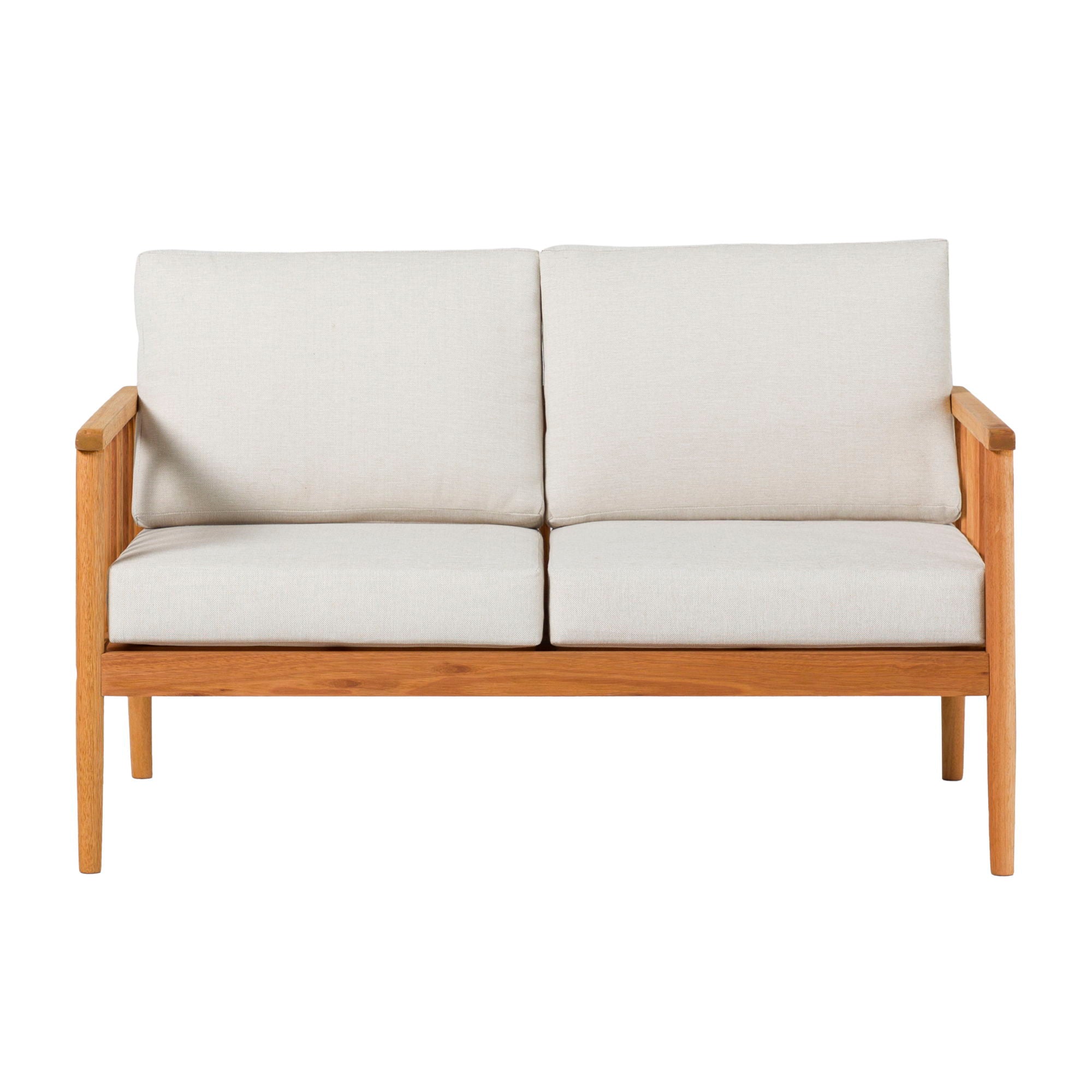 Contemporary Cushioned Patio Triple Lounge