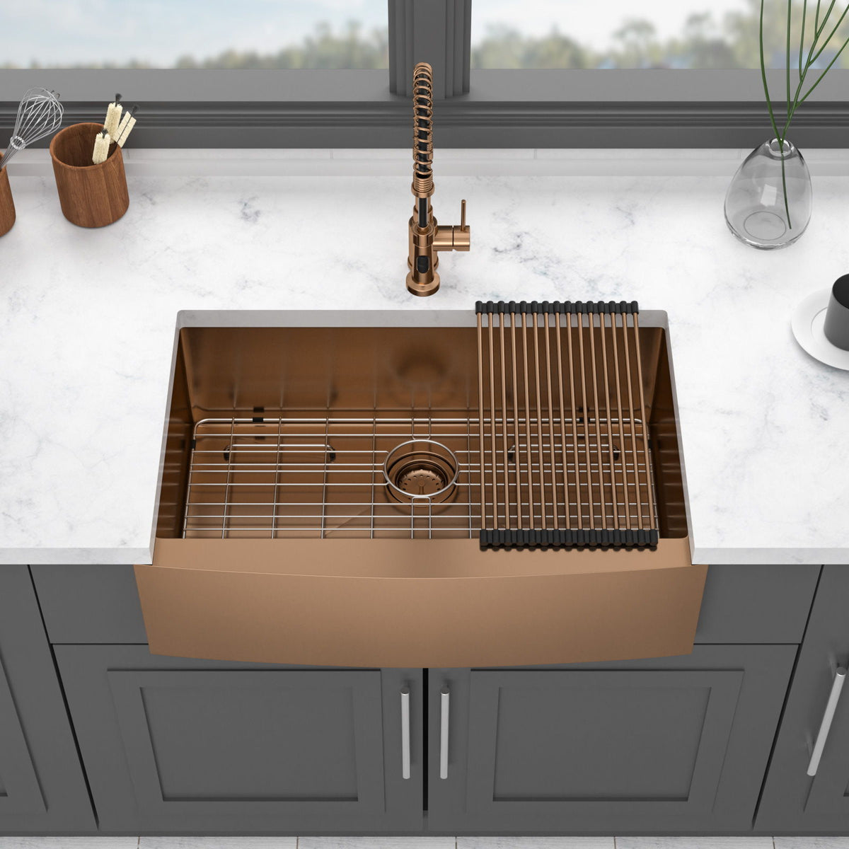 Farmhouse Kitchen Sink, Apron Front