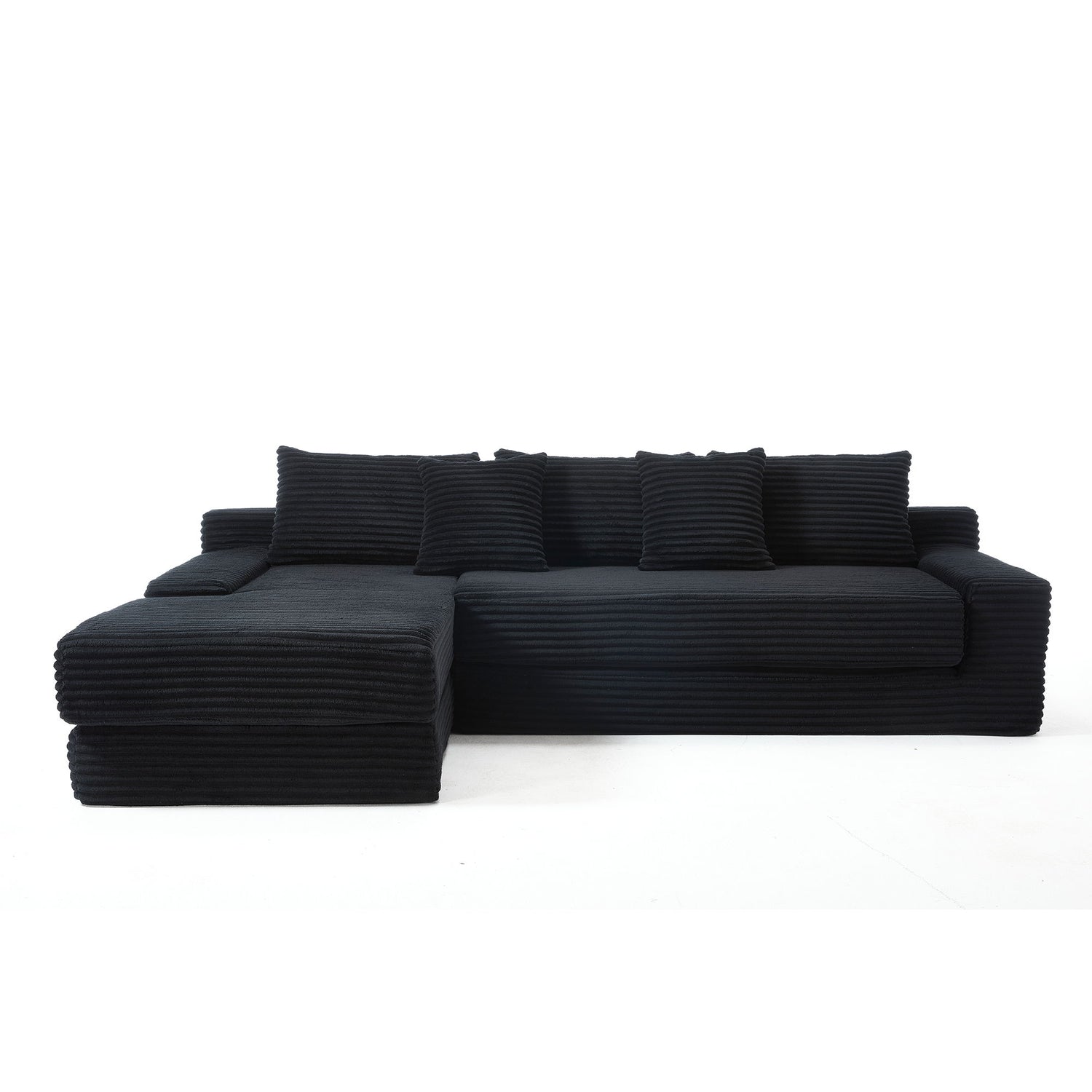 Modern L - Shaped Sectional Couch With Memory Foam