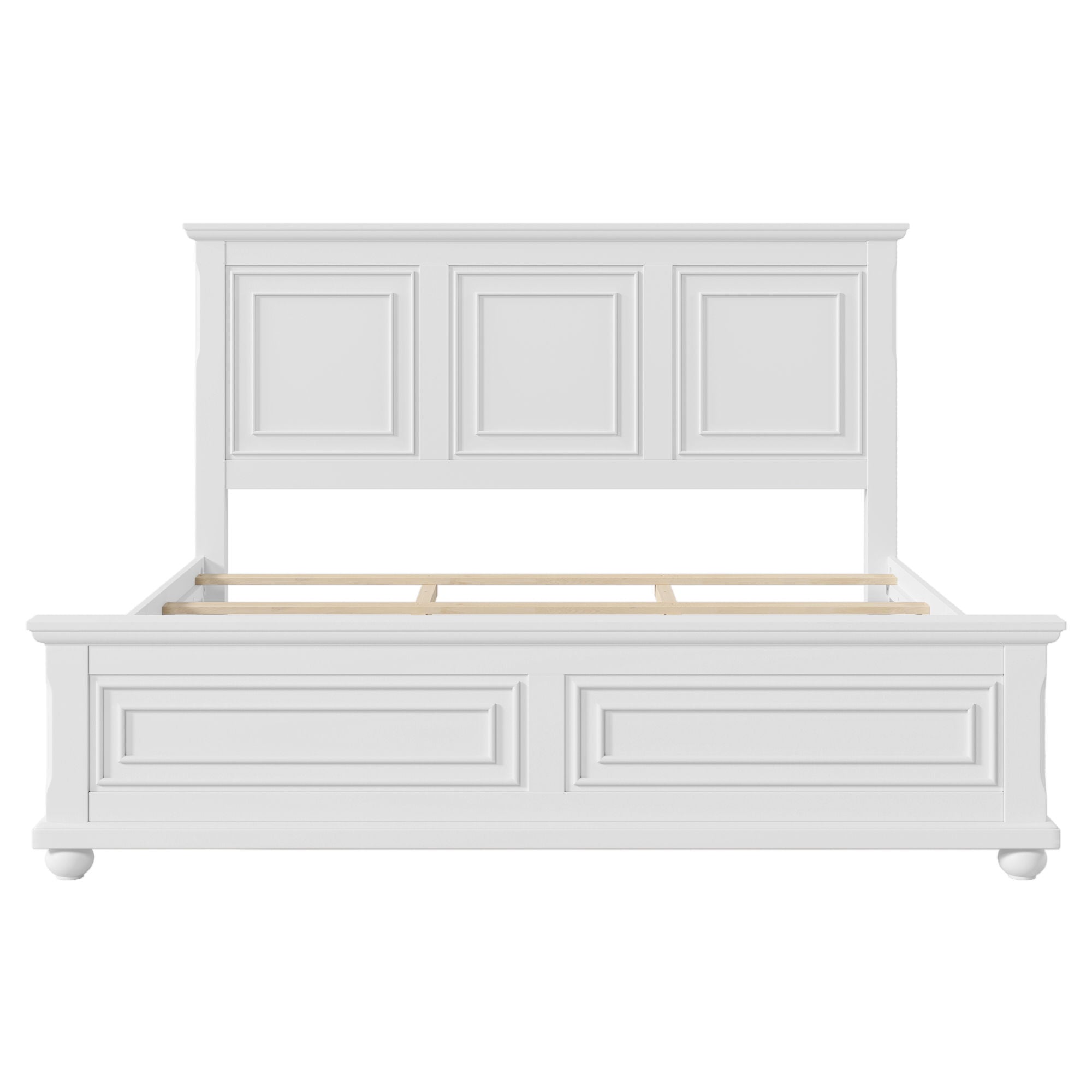 Vintage Tall Headboard Bed