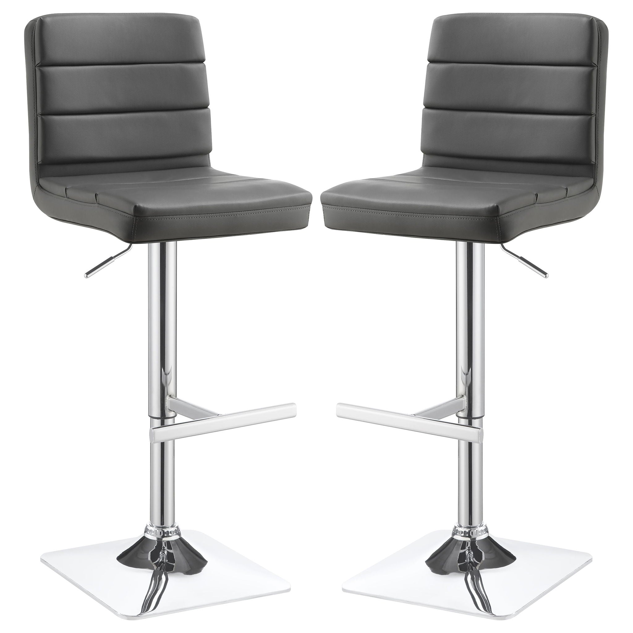 Adjustable Bar Stool (Set of 2) - Gray