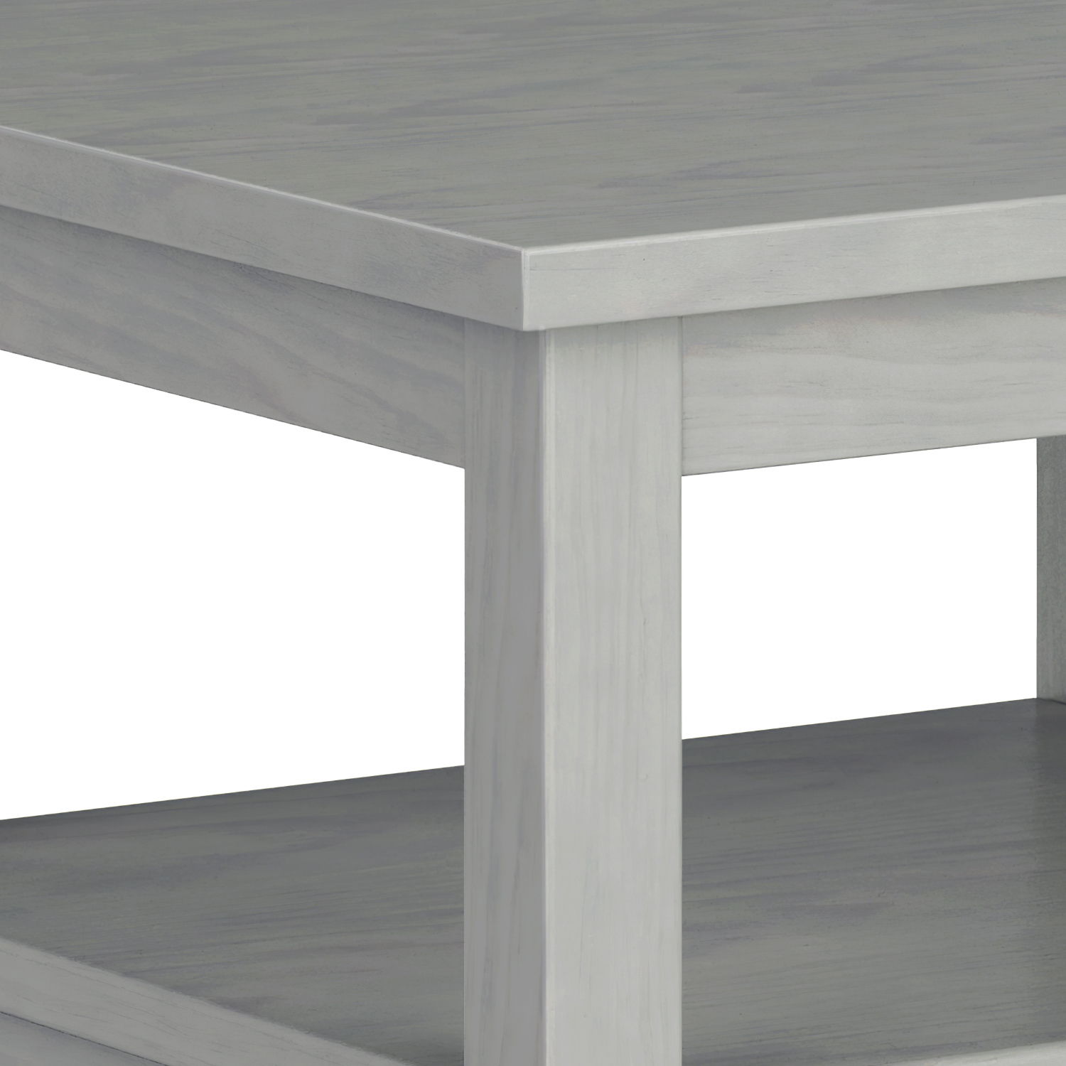 Warm Shaker - End Table - Fog Gray