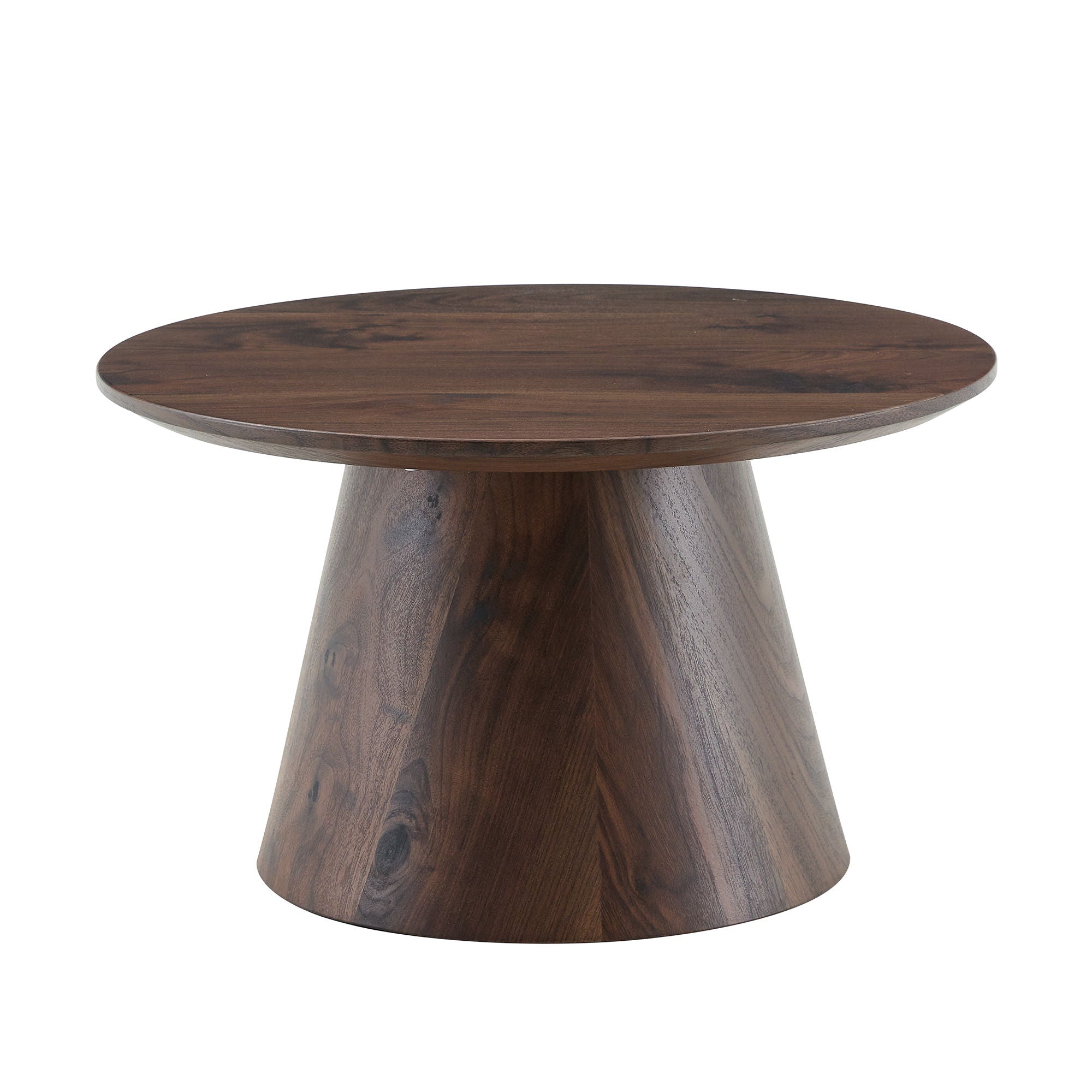Circular Coffee Table With Adjustable Feet