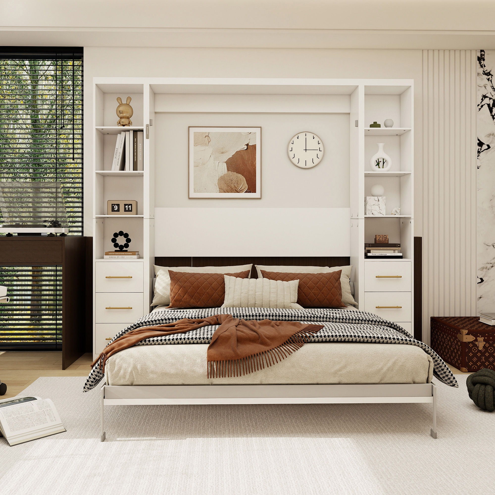 Multifunctional Vertical Murphy Wall Bed