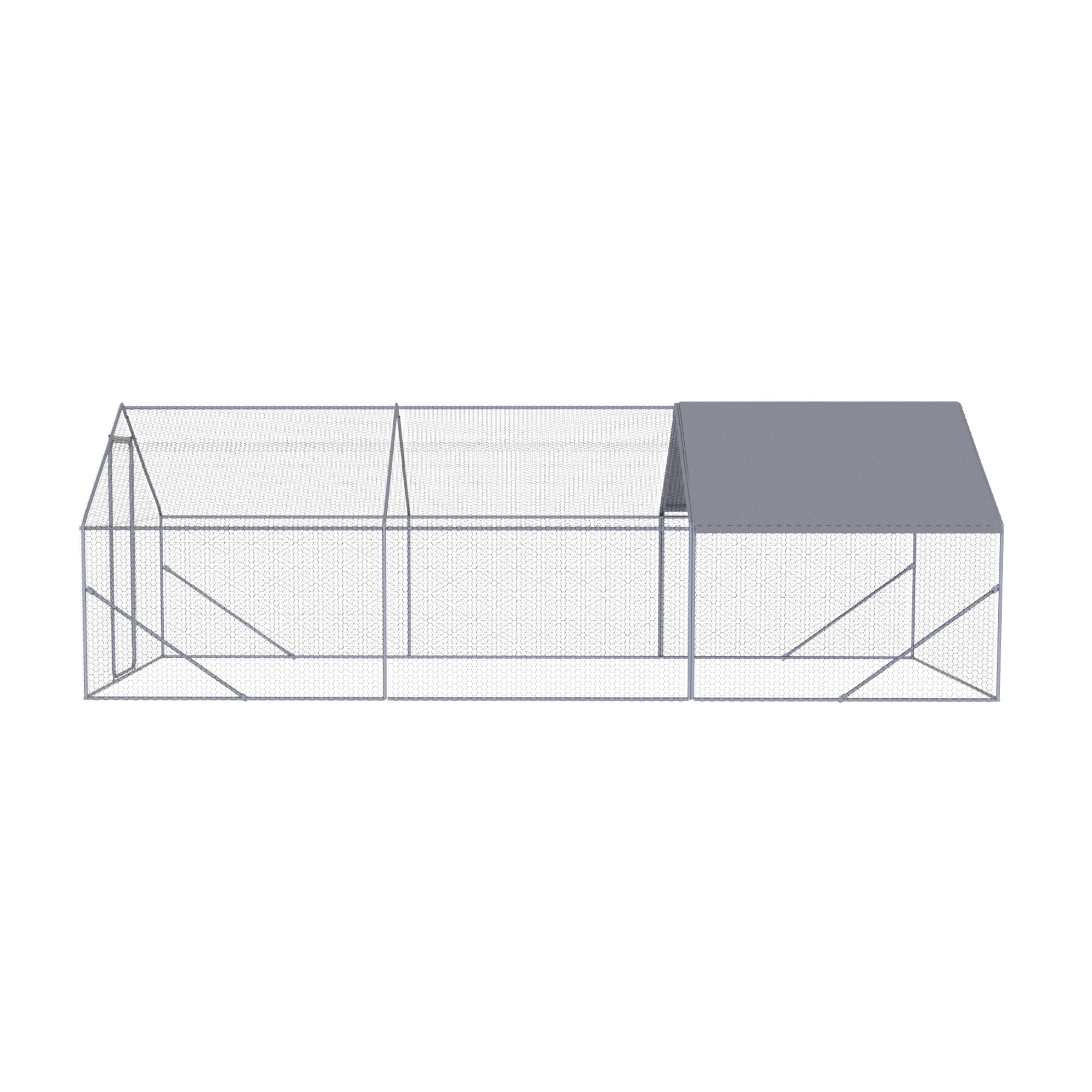 Outdoor Chicken Coop Metal Big Space
