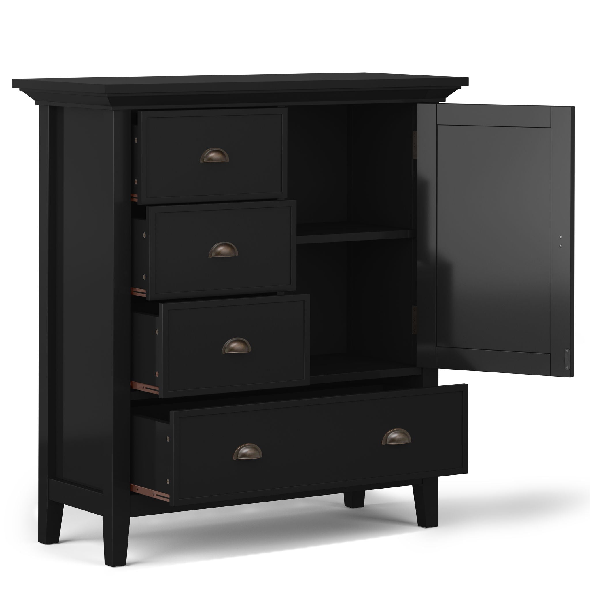 Redmond - Medium Storage Cabinet - Black