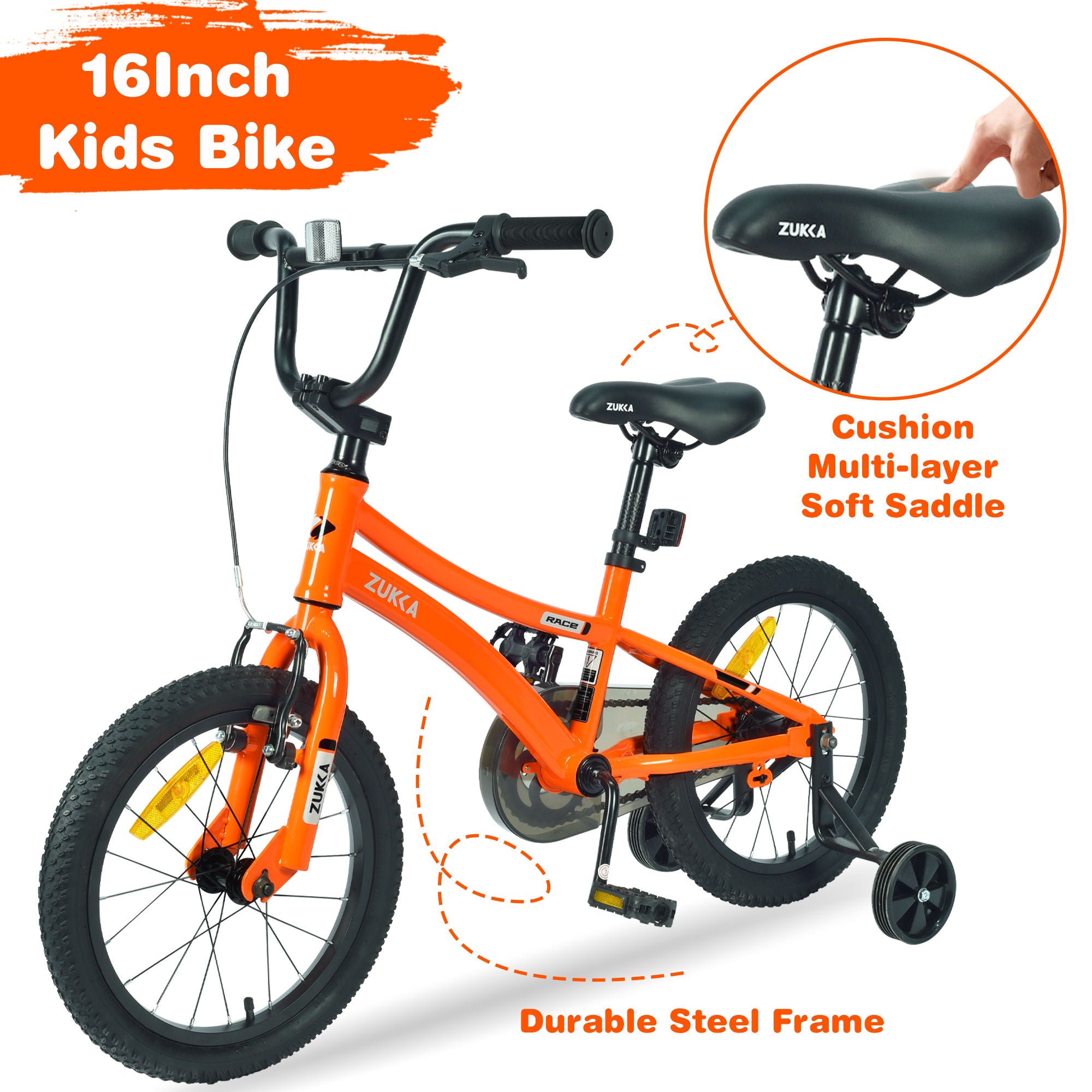 Zukka - Kids Bike, 16" Kids&