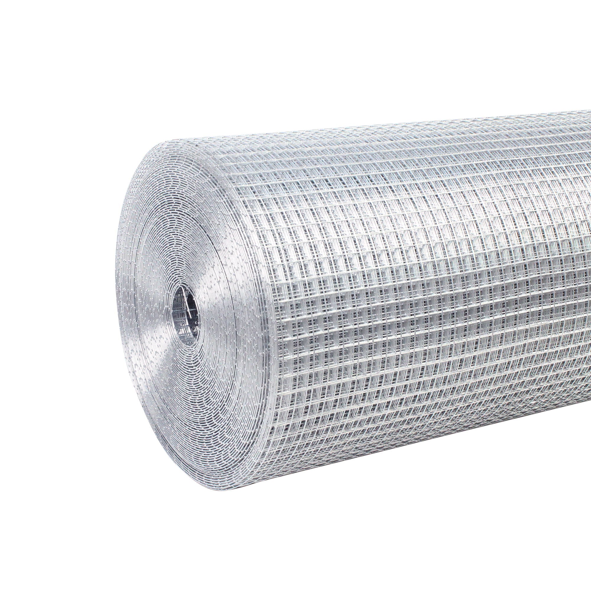 Galvanized Hardware Cloth, Metal Wire Fencing Roll For Garden And Animal Protection - Silver