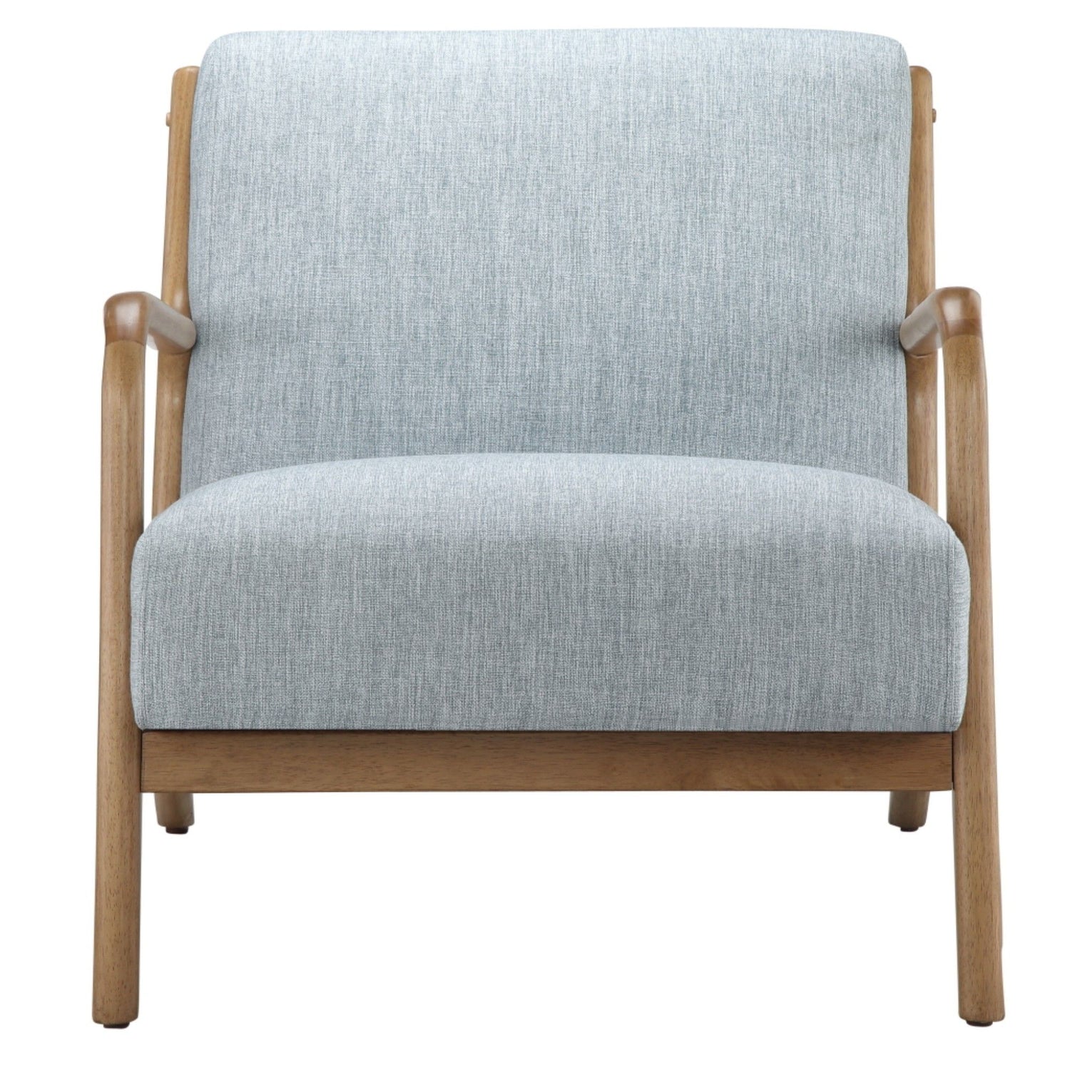 Mid-Century Style Lounge Chair With Upholstered Seat
