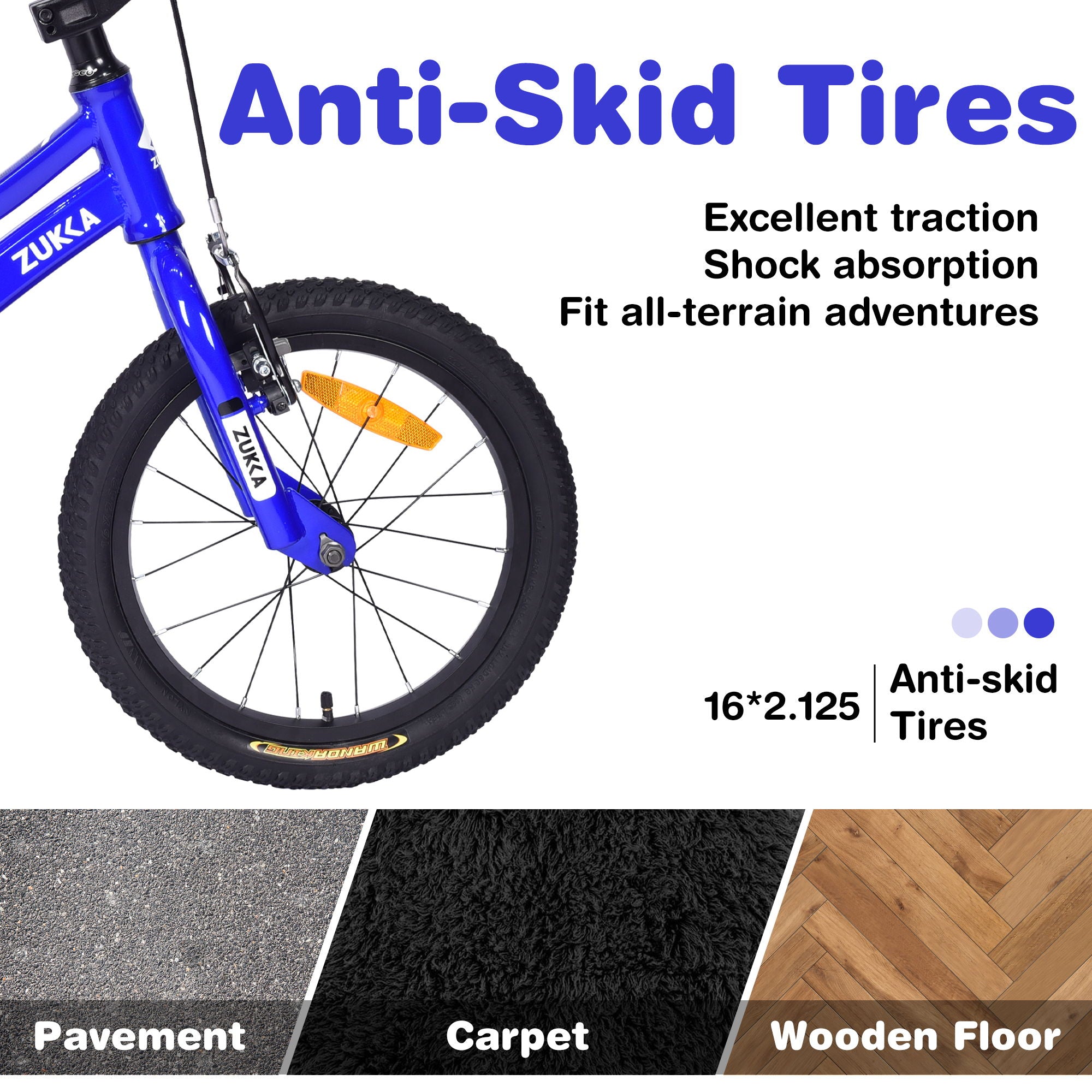 Zukka - Kids Bike, 16" Kids&