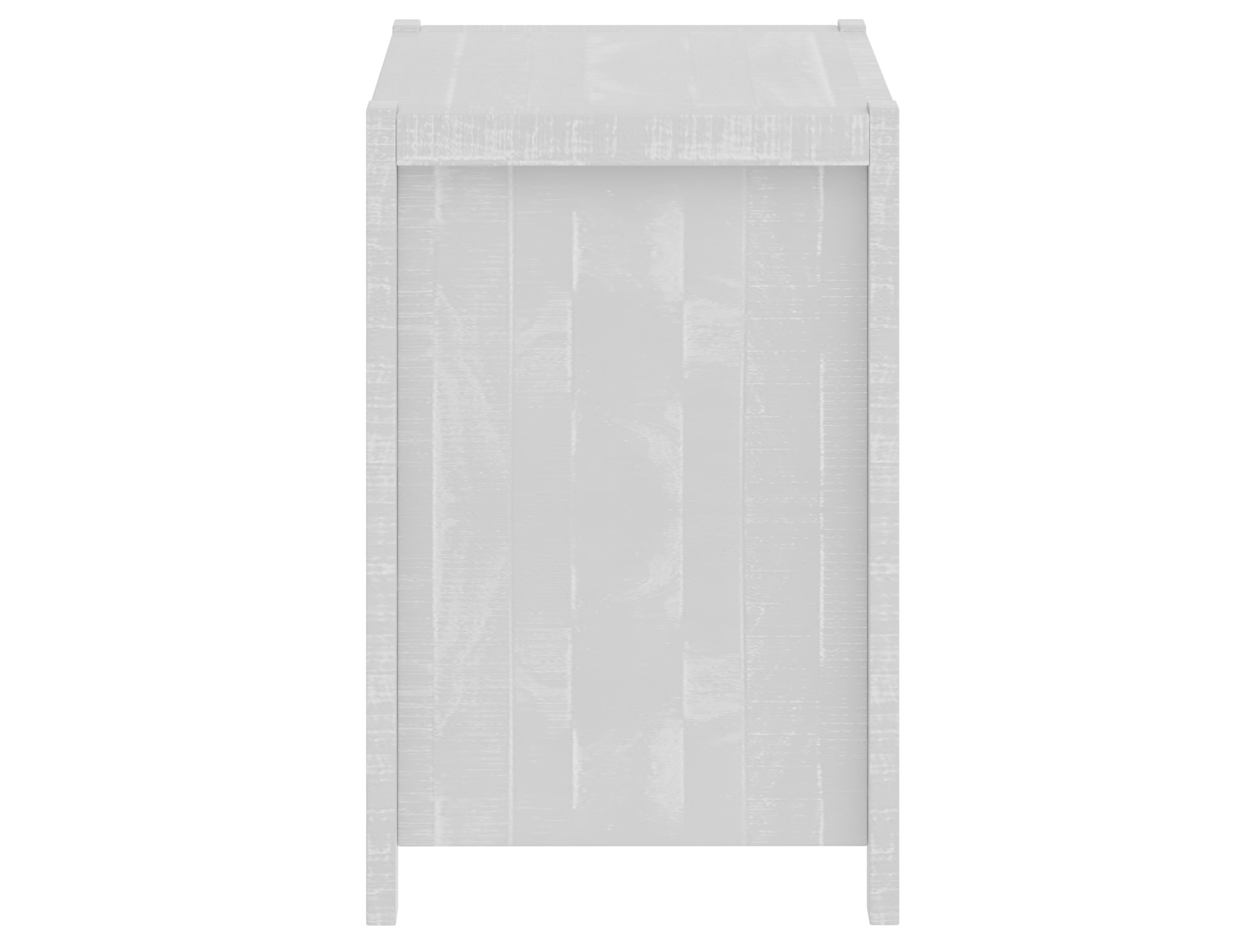 Albany 3 Piece Twin Bed Set, Heavy Duty Solid Wood Twin Size Bed Frame with Bedside Table Set of 2, White
