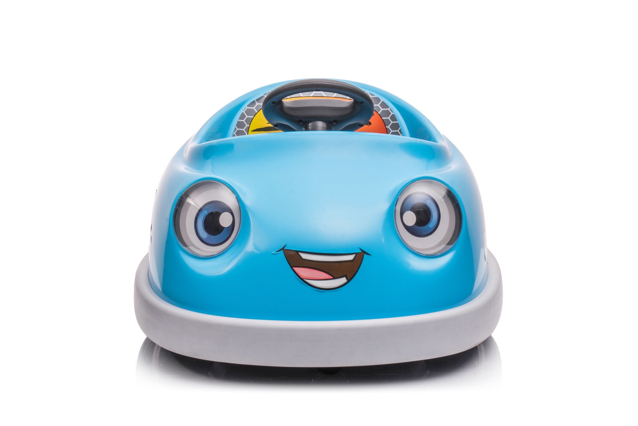 Bumper Car For Kids, 12V Dual Drive 1-6 Years Old Children&