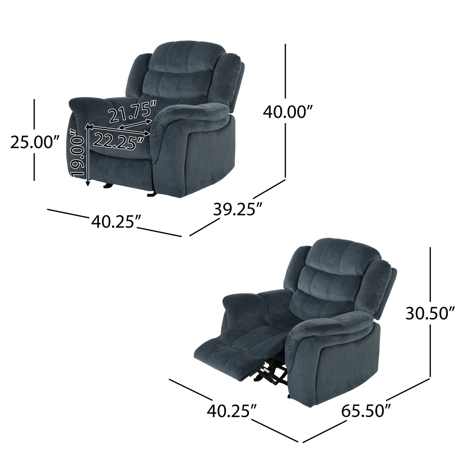 Classic Design, Glider Recliner