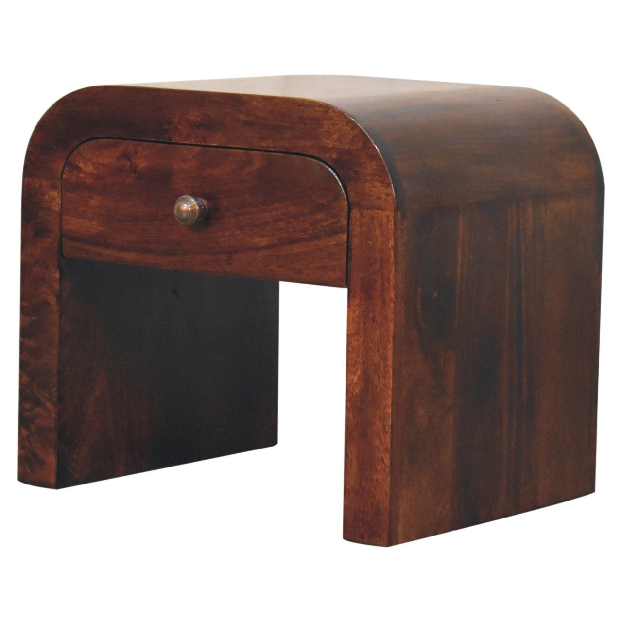 Disc Nightstand - Walnut
