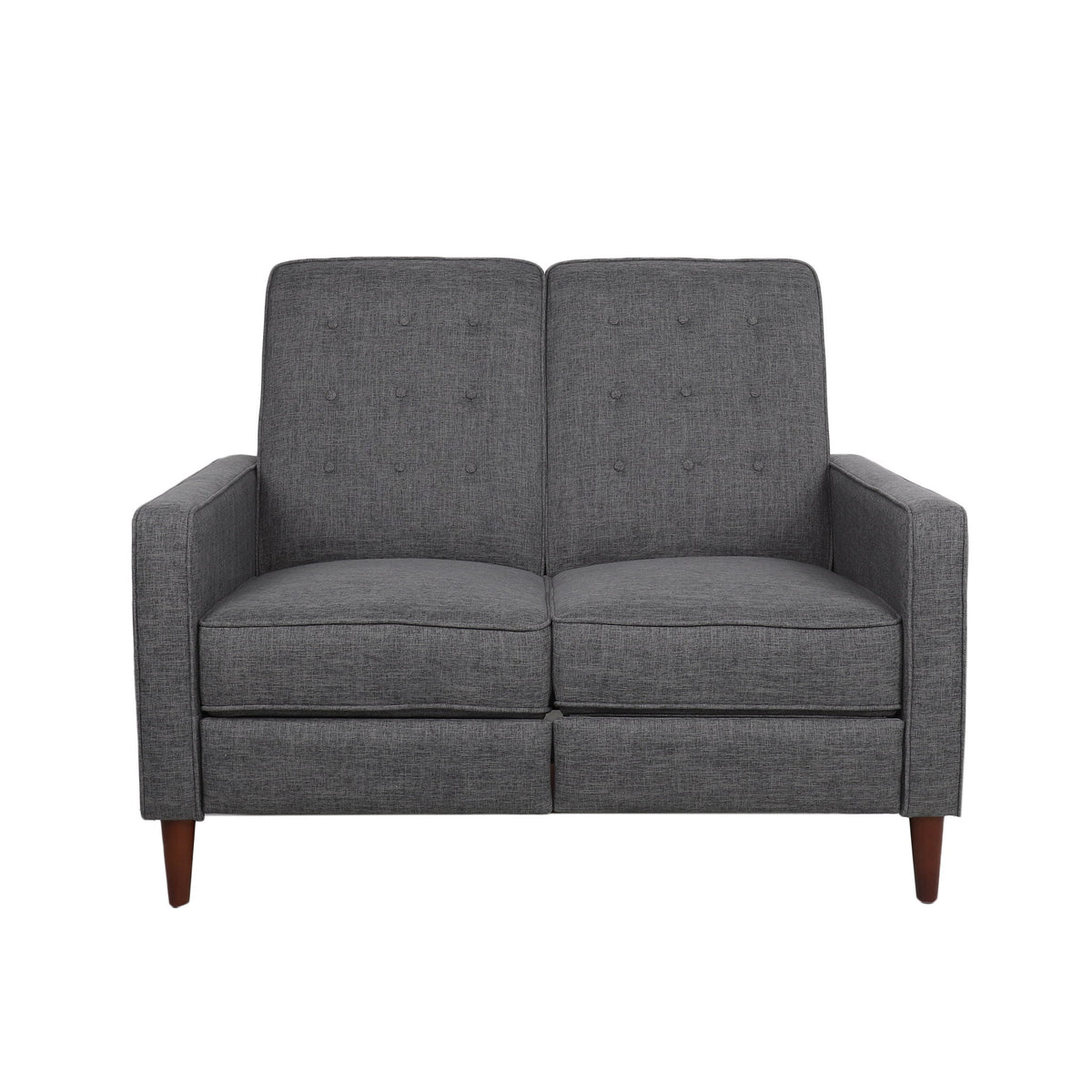 Manville - Contemporary Tufted Loveseat Pushback Recliner