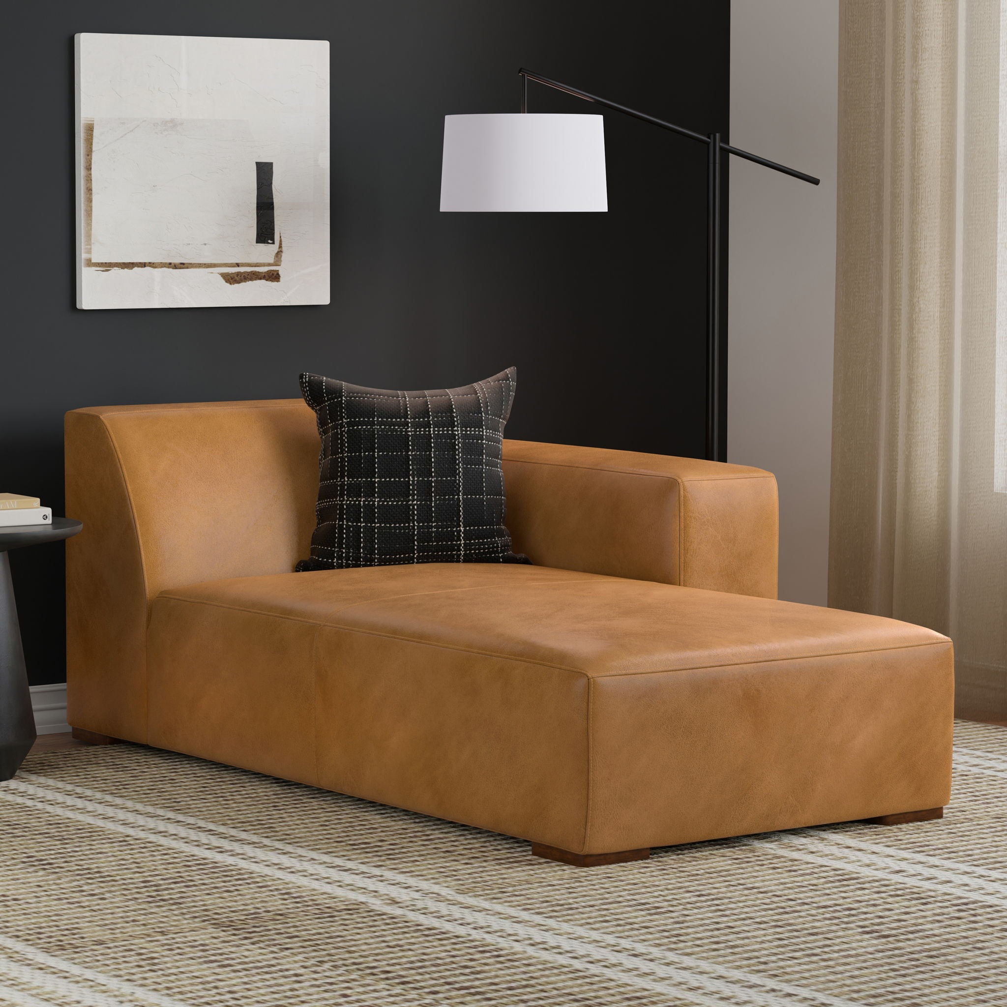 Rex - Right Chaise Sofa Module - Sienna