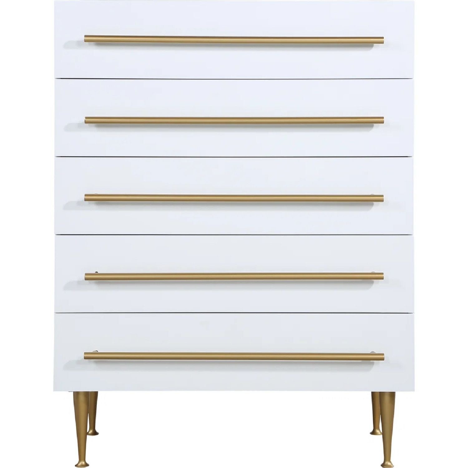 Contemporary 5 Drawer Chest For Bedroom