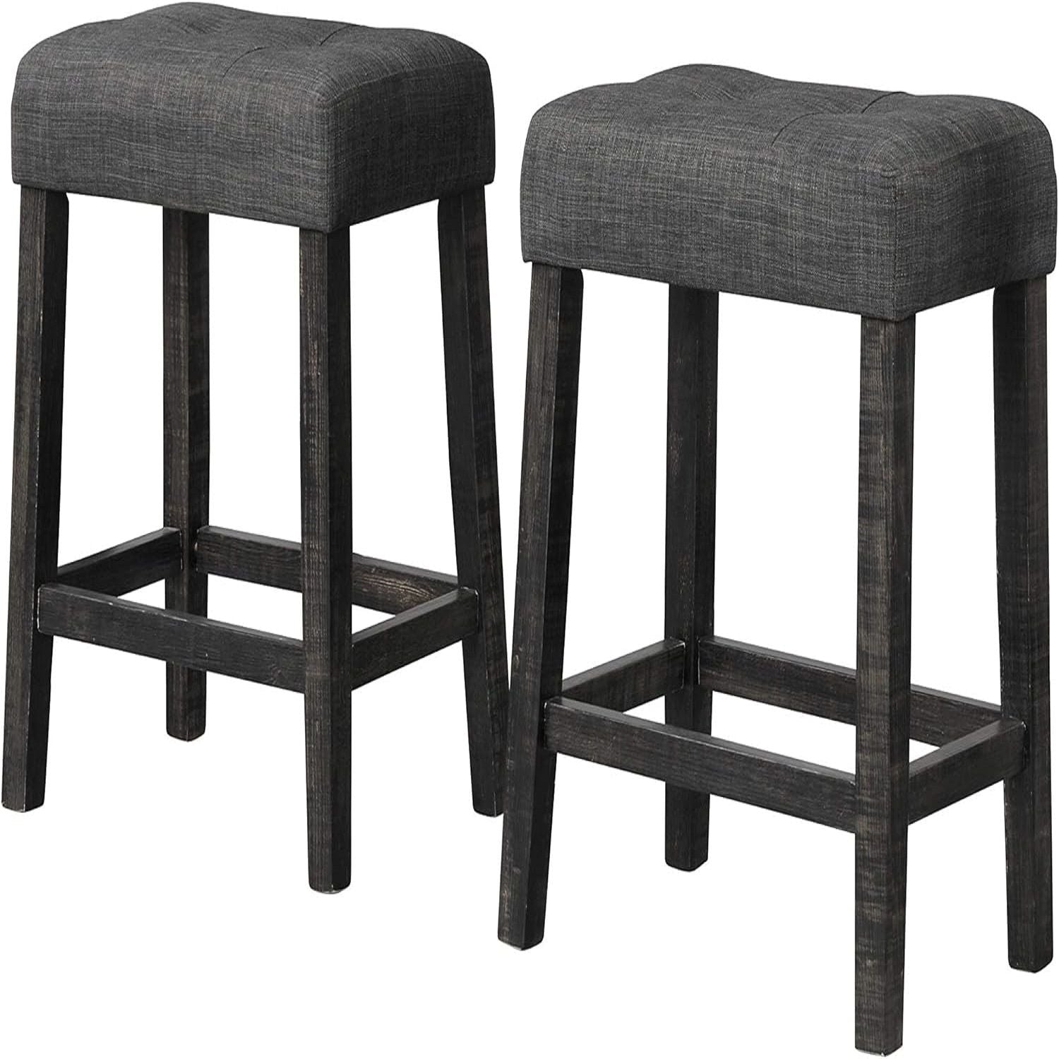 Transitional Backless Counter Stool (Set of 2)