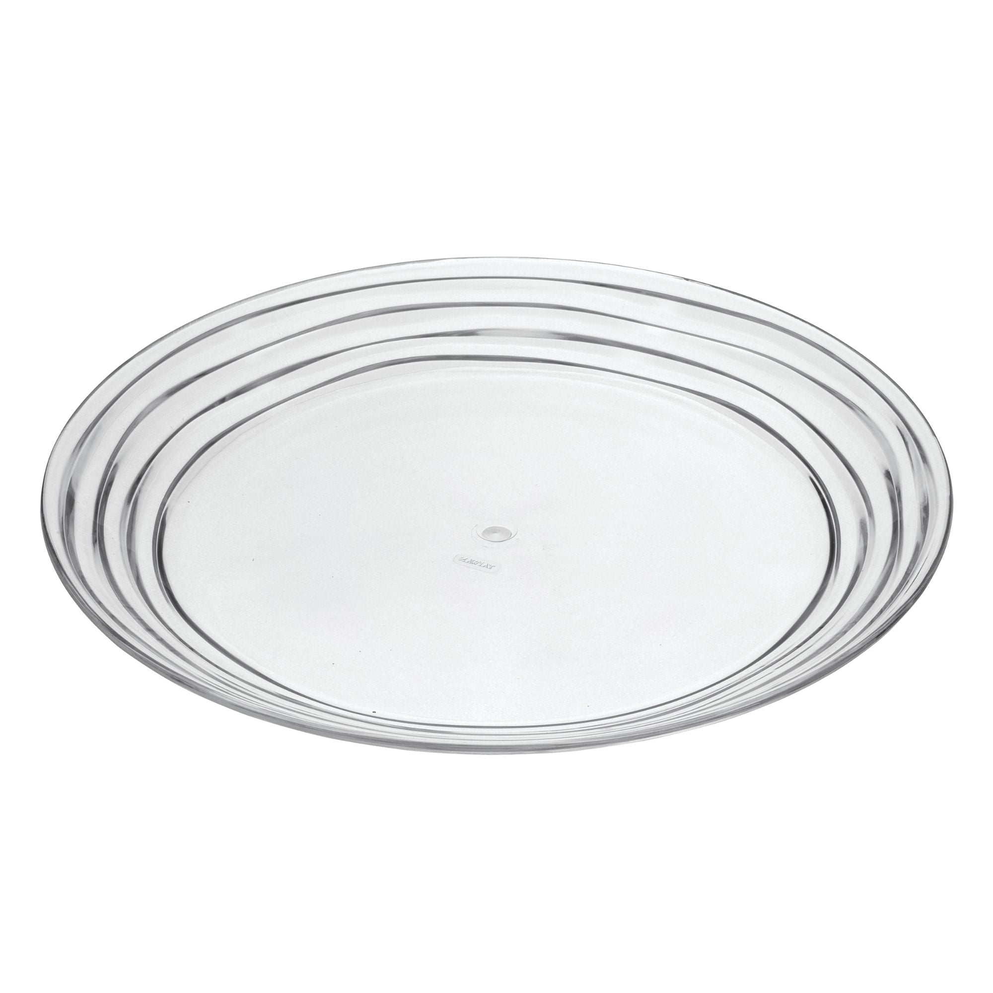 Designer Swirl Acrylic Dinner Plates (Set of 4)