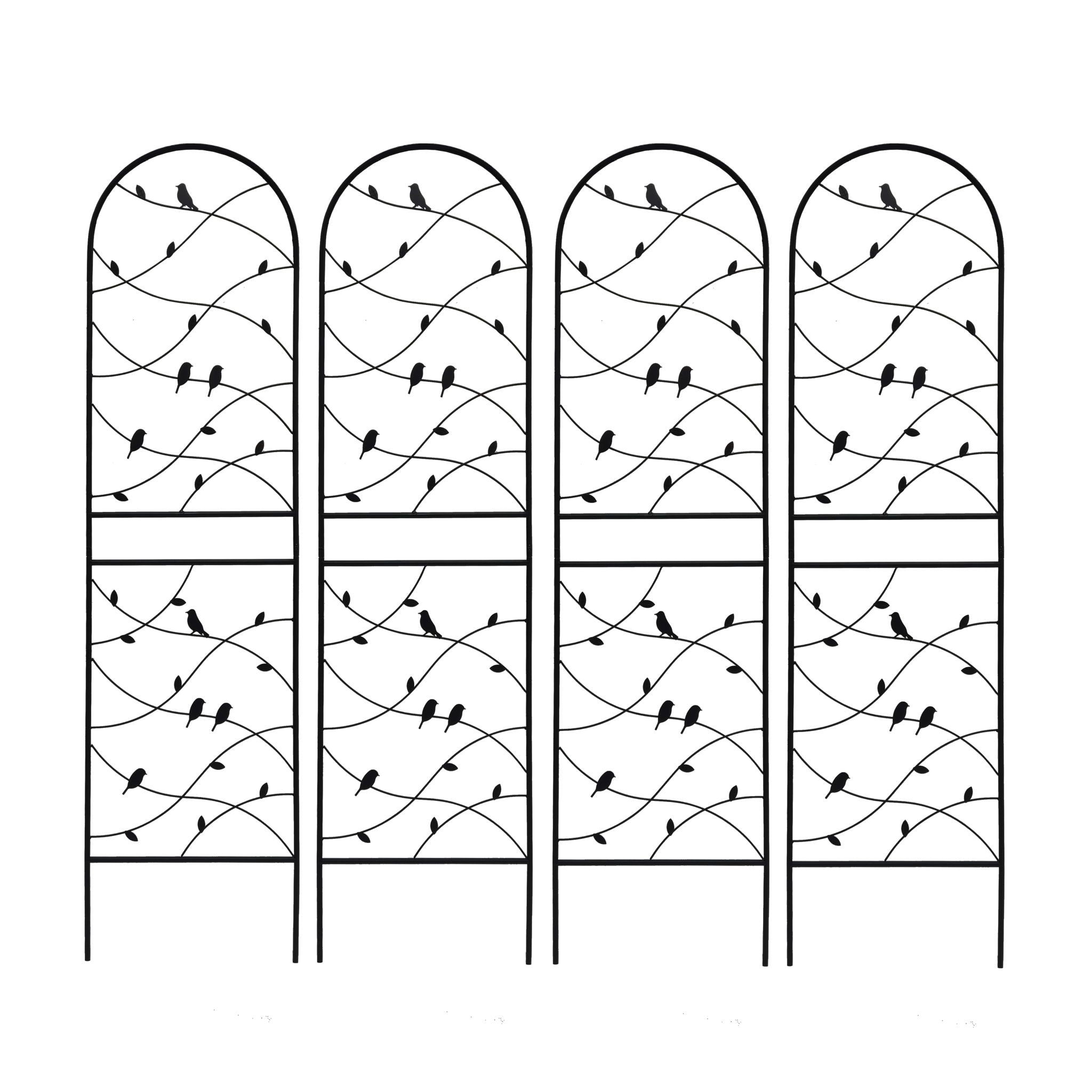 Garden Rustproof Trellis For Climbing Plants