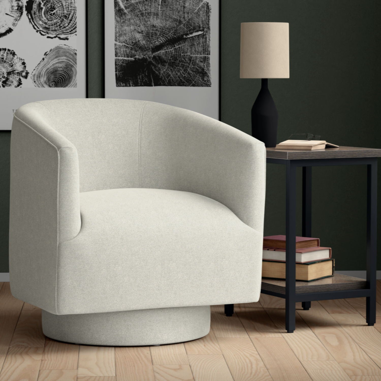 Accent Chair With Swivel Function