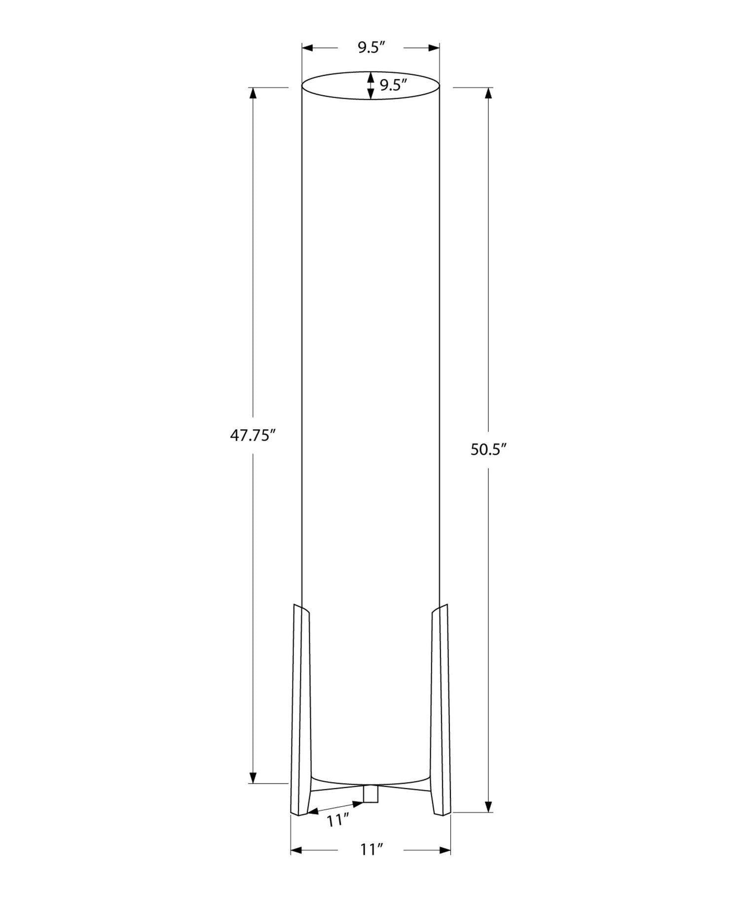 Lighting, Floor Lamp, Wood Look, Contemporary - Brown