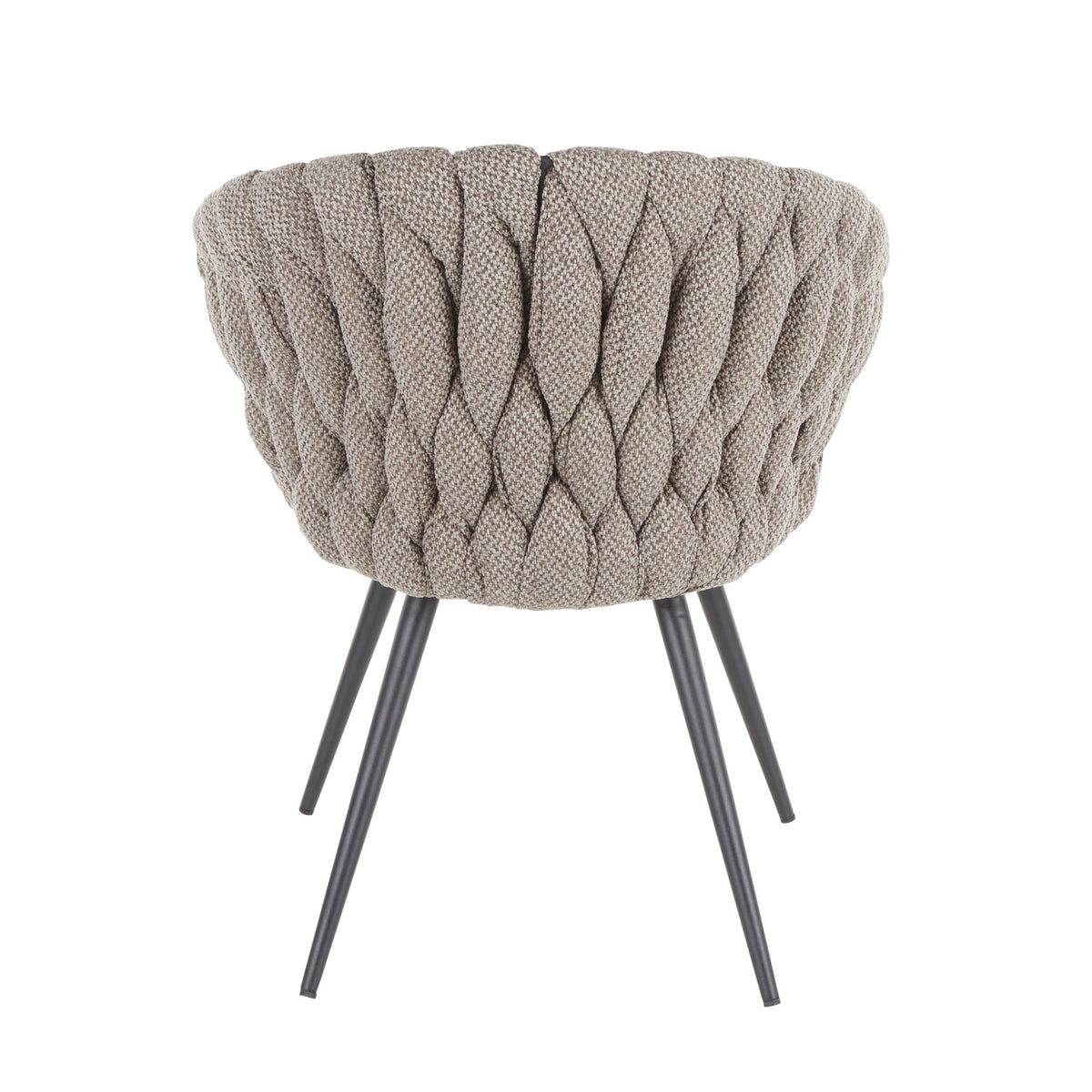 Matisse - Braided Contemporary Chair - Gray