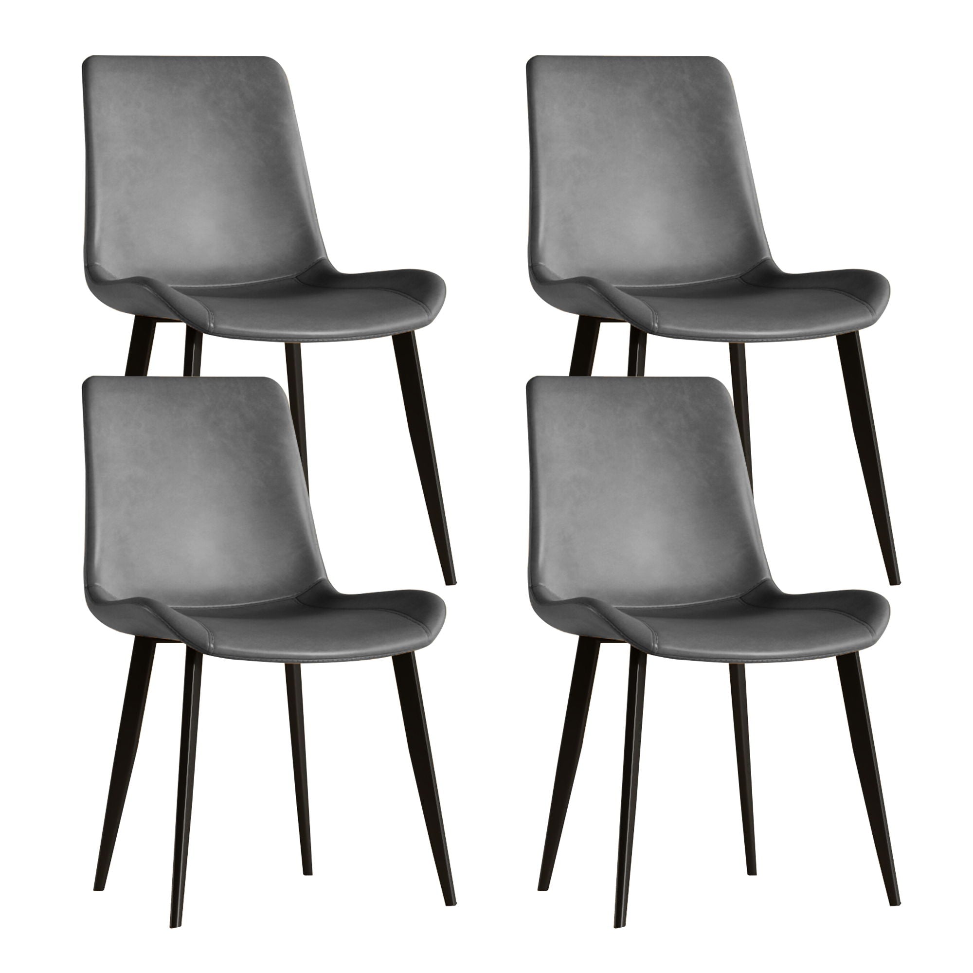 Modern Dining Chairs Ergonomic Design For Kitchen (Set of 4)