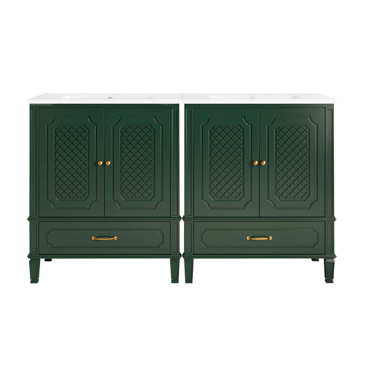 Bathroom Vanity With Sink, Soft Closing Door, Multi Functional Storage