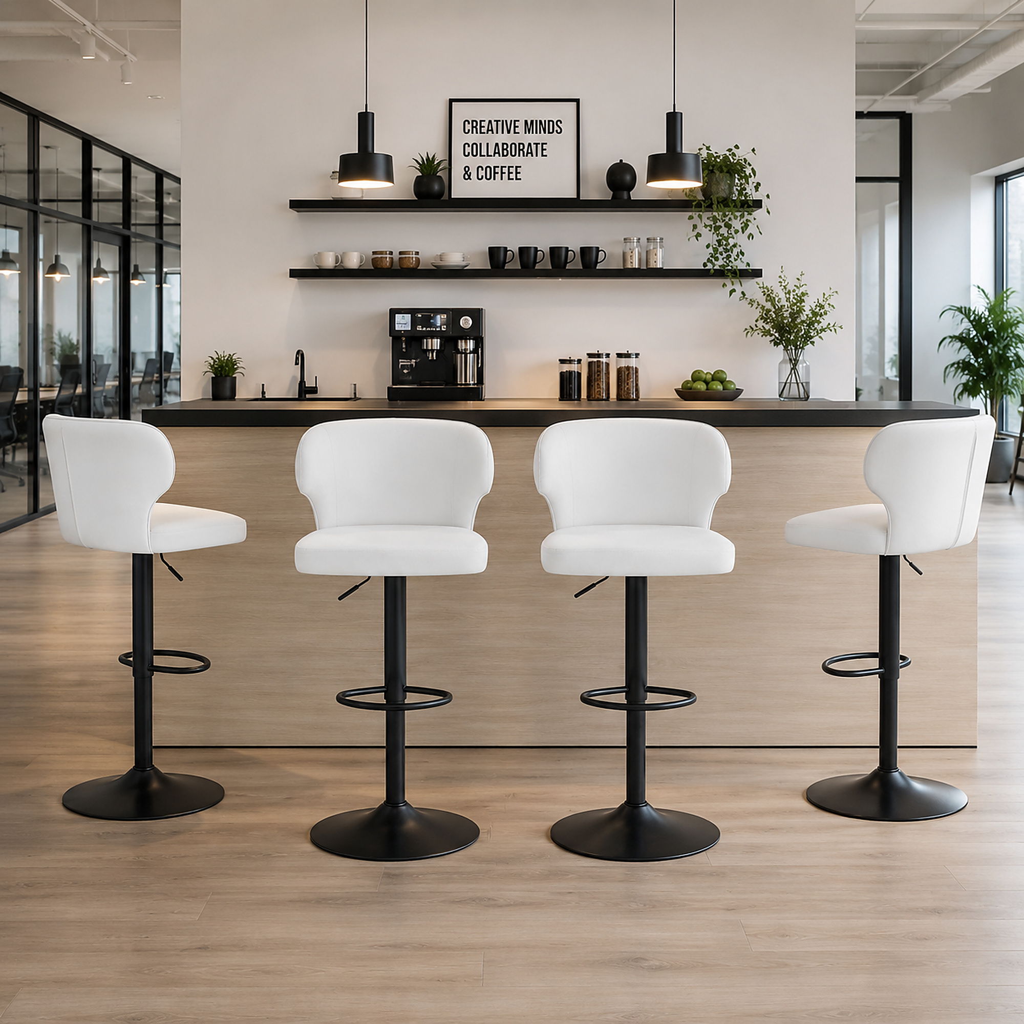 Adjustable Swivel Bar Chair