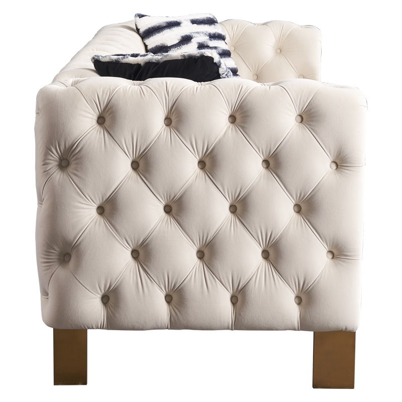 Chesterfield - Modern Tufted Living Room Sofa, 84.25&