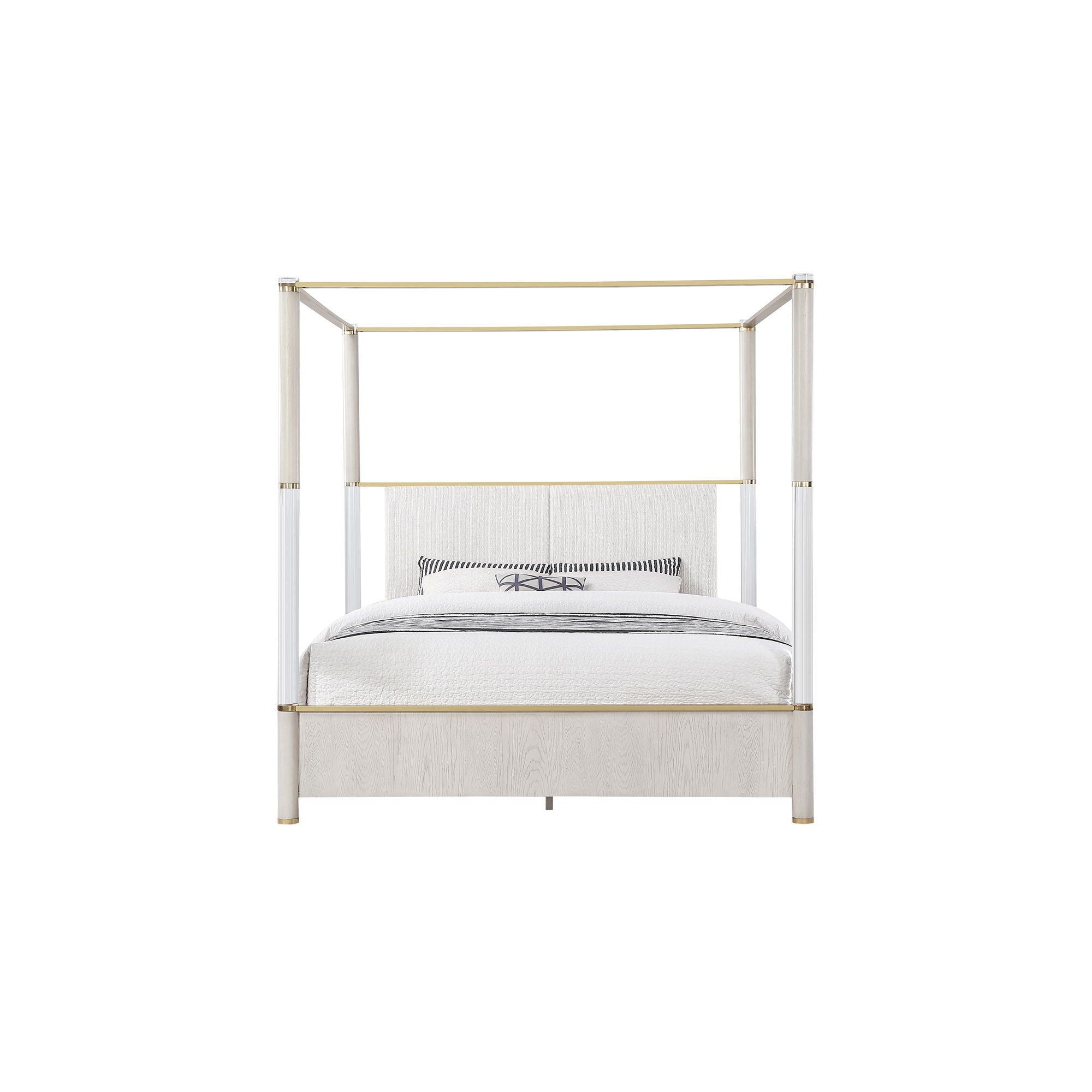 Malco - 4 Post Bed With Upholstered Headboard