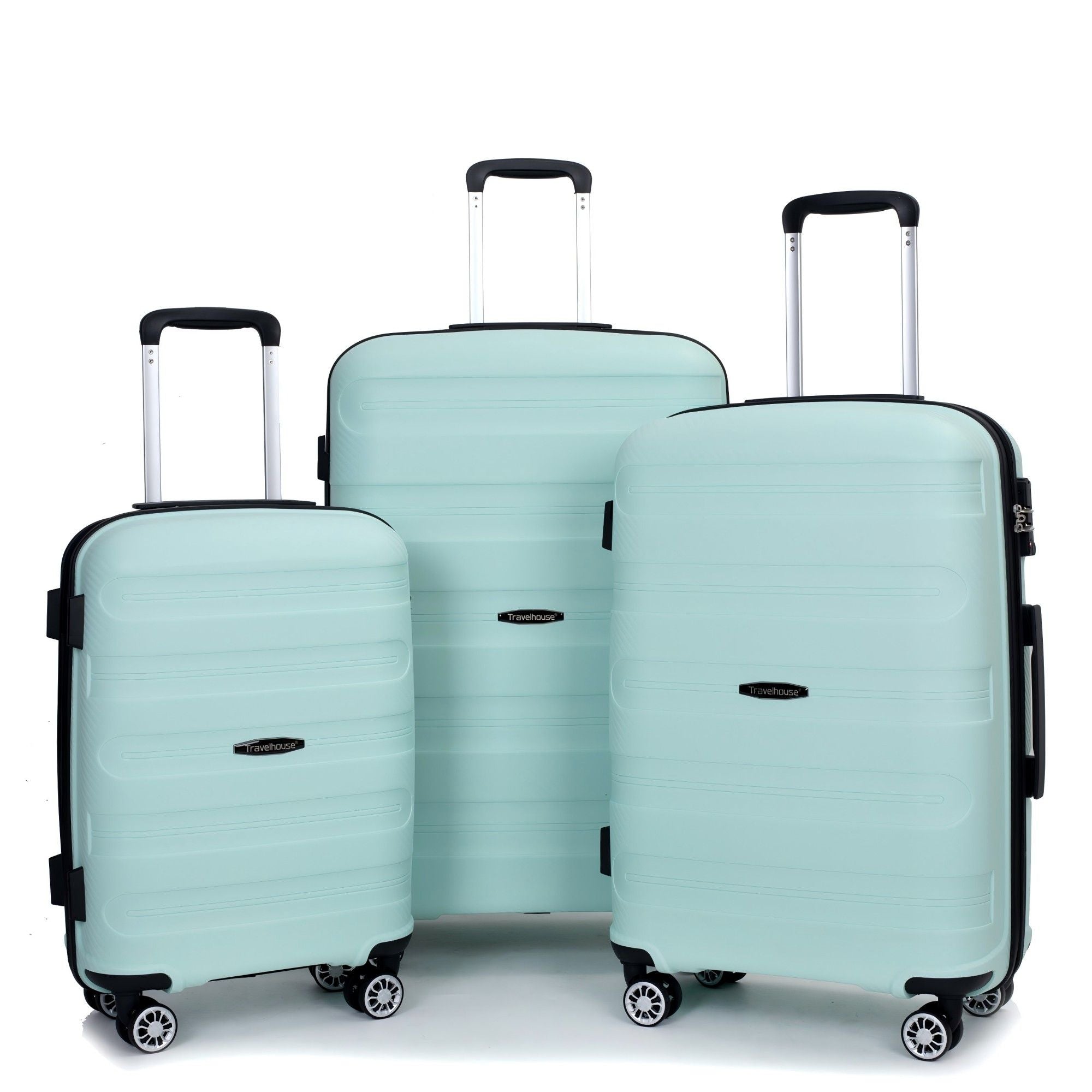 3 Piece Set Hardshell Suitcase Spinner Wheels