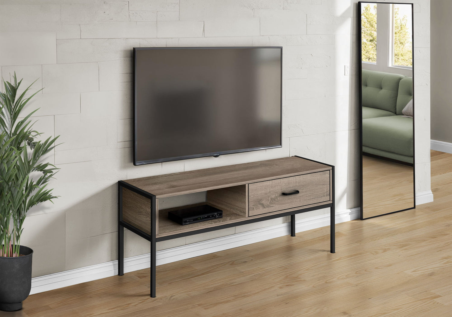 TV Stand, Console, Media Entertainment Center, Storage Drawer