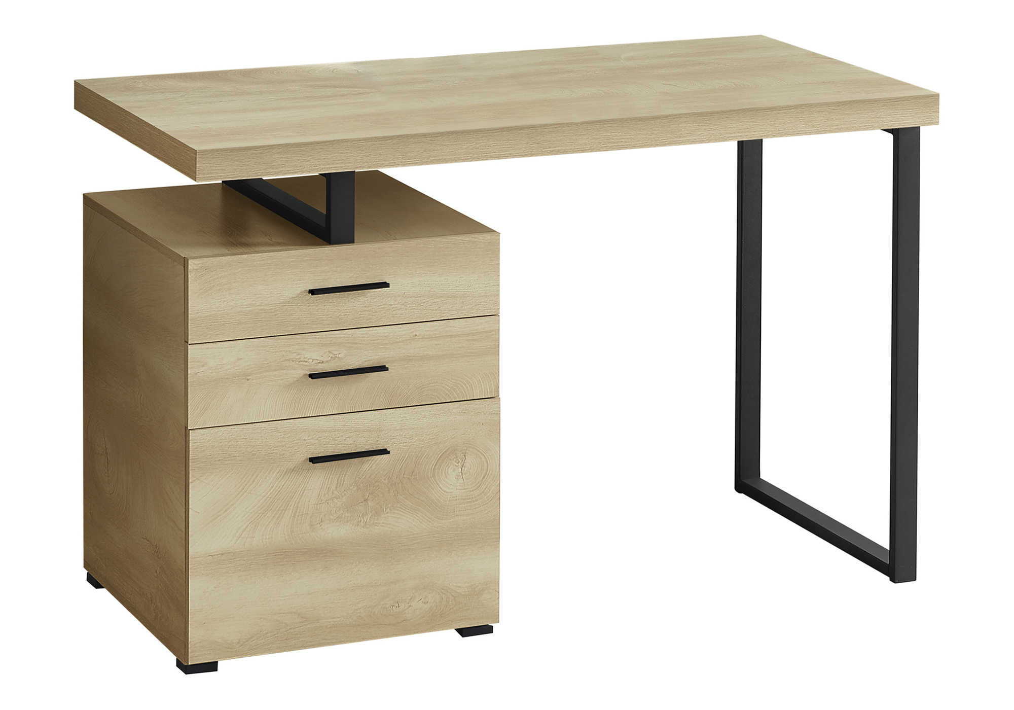 Computer Desk For Home Office, Left, Right Set - Up, Ample Storage Drawers
