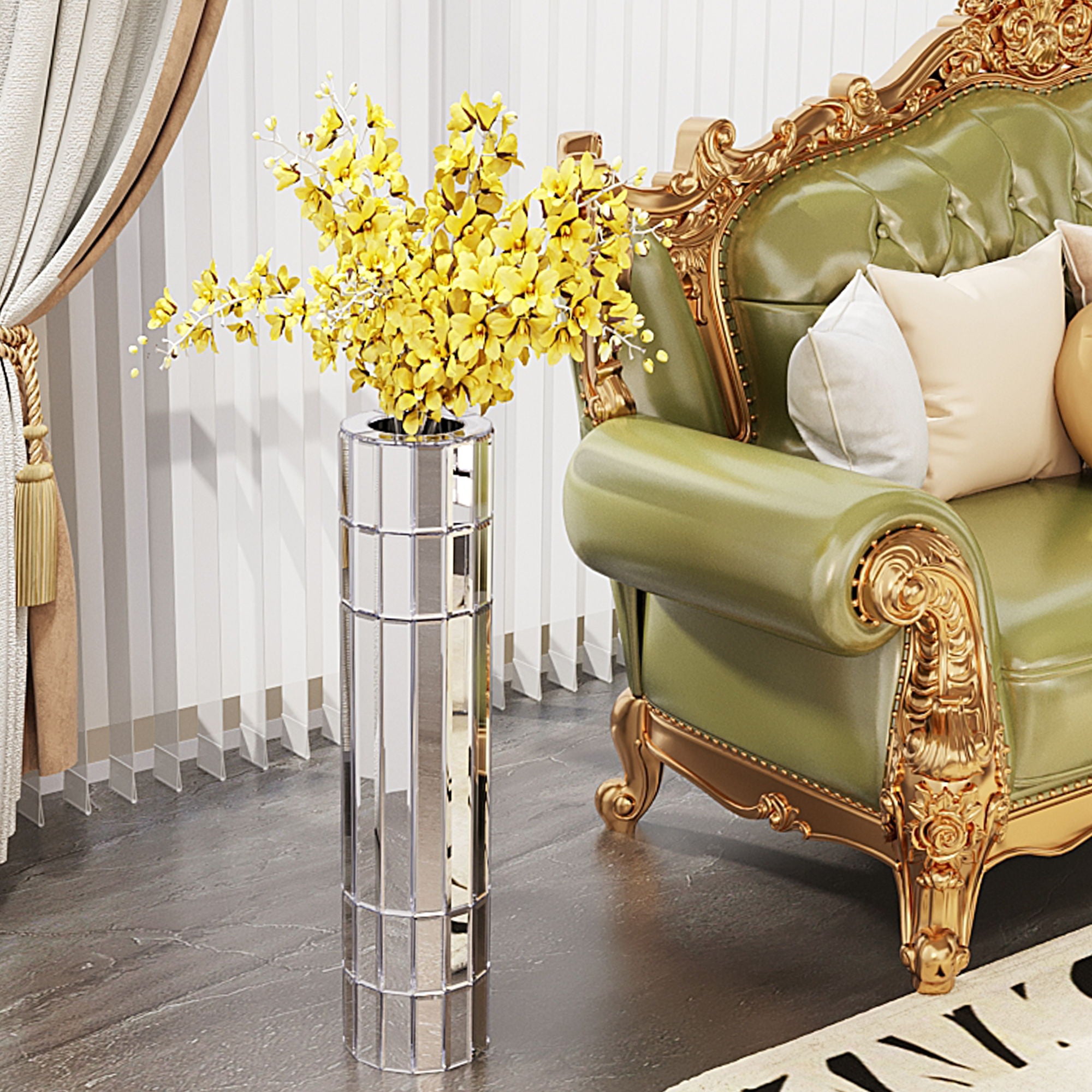 Round Floor Vase For Home & Office Decor