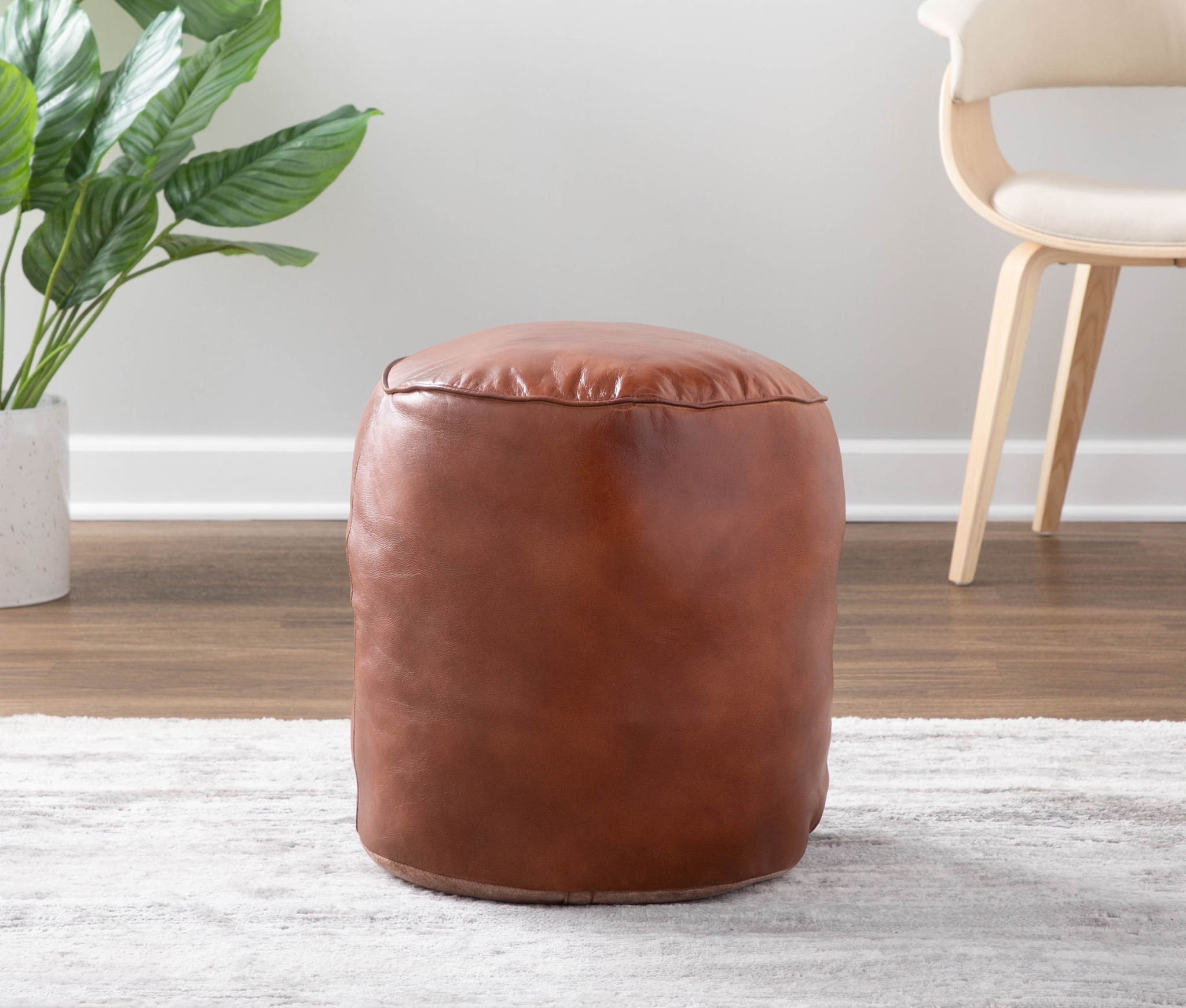 Cobbler - Industrial High Quality Pouf - Brown