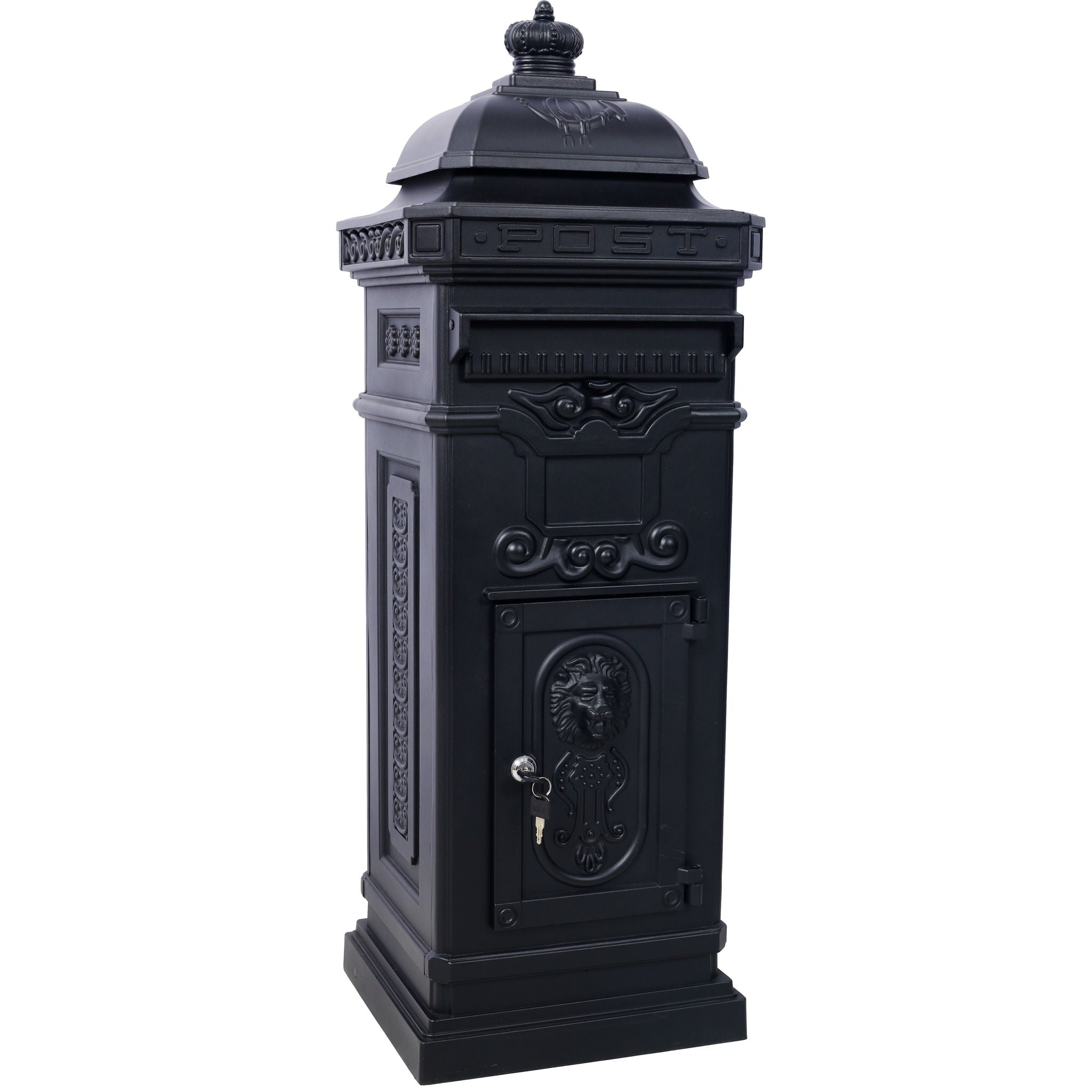 Mailboxs Residential Large-Capacity Letter Box, Rainproof Postbox Statue