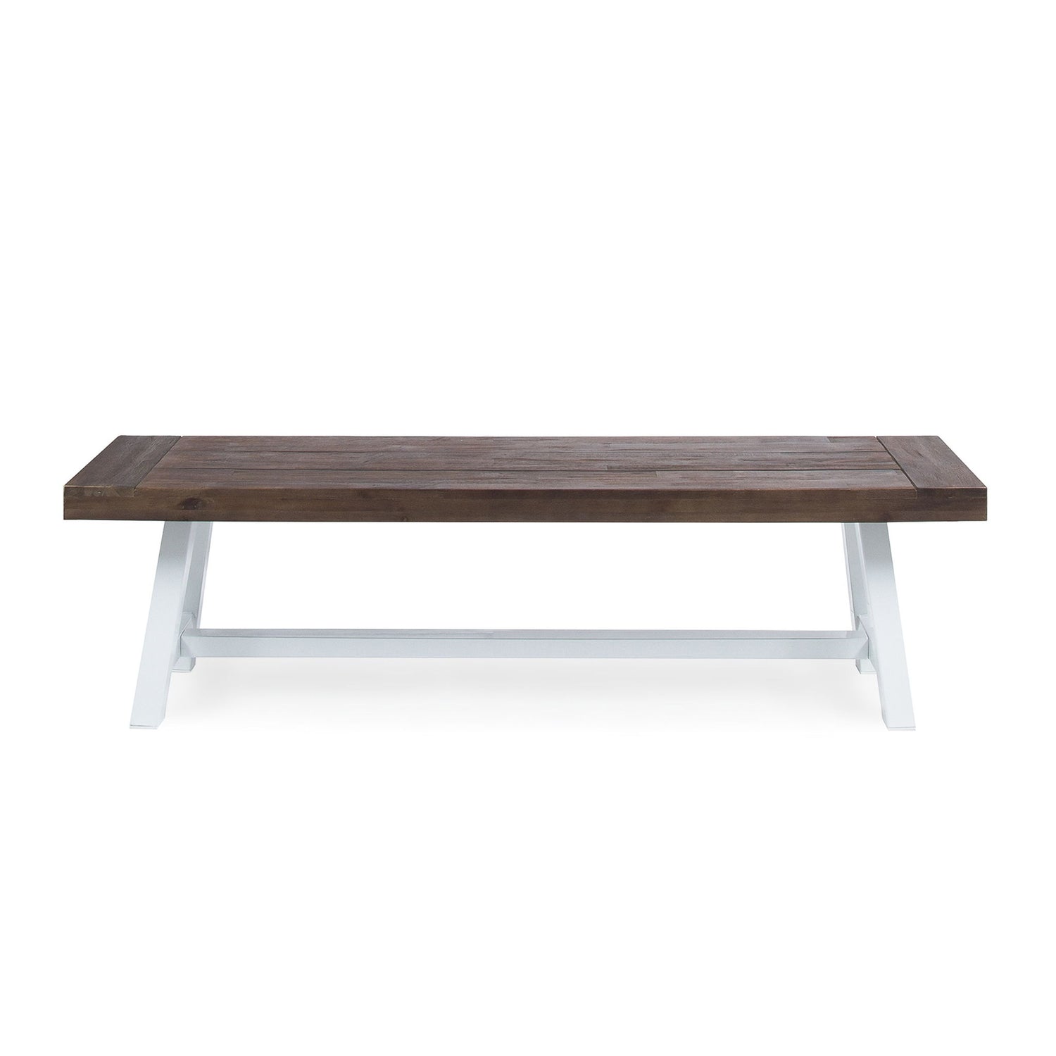 Tranquilizer - Outdoor Acacia Wood Bench With Slat Panel Design