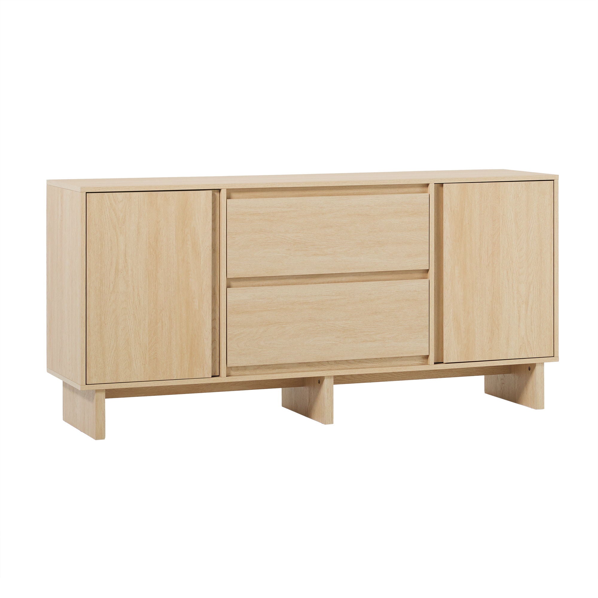 Scandi - Sideboard With Beveled Drawers