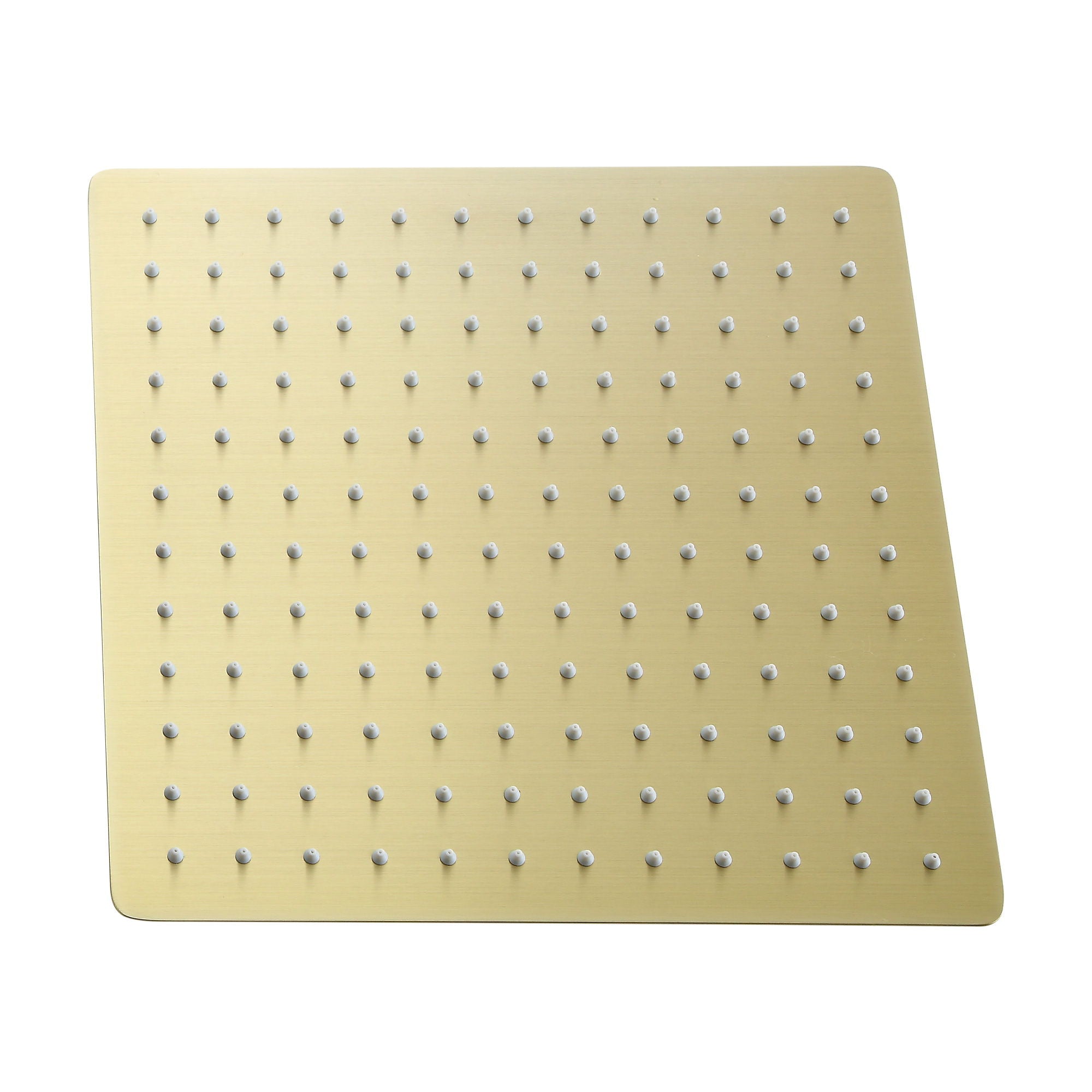 Modern 10" Square Rainfall Shower Head & Stainless Steel Wall Or Ceiling Mount Luxury Spa Shower Panel