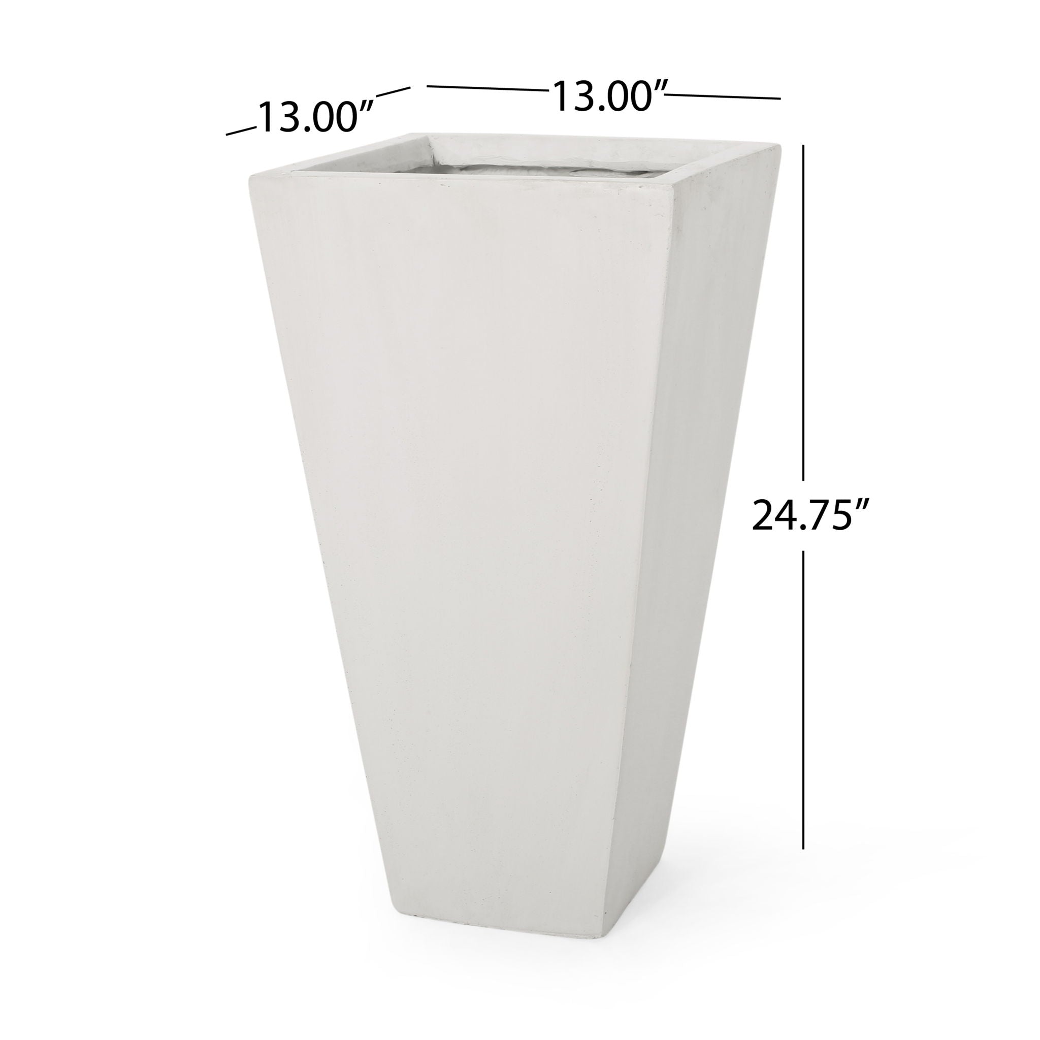 Outdoor Modern Cast Stone Planter