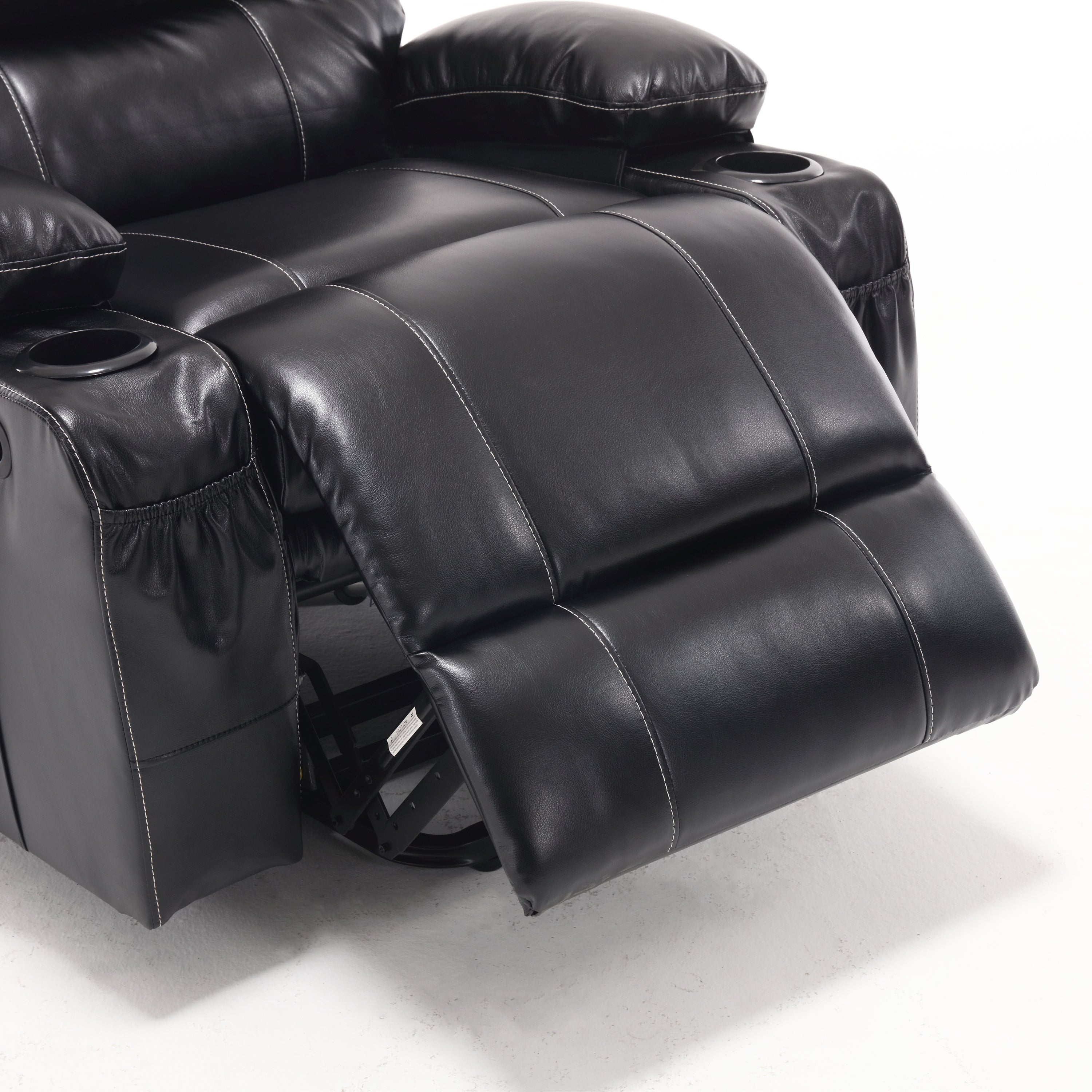 21&quot;seat width,large size Electric Power Lift Recliner Chair Sofa for Elderly, 8 point vibration Massage and lumber heat, Remote Control, Side Pockets and Cup Holders, cozy fabric, overstuffed arm pu