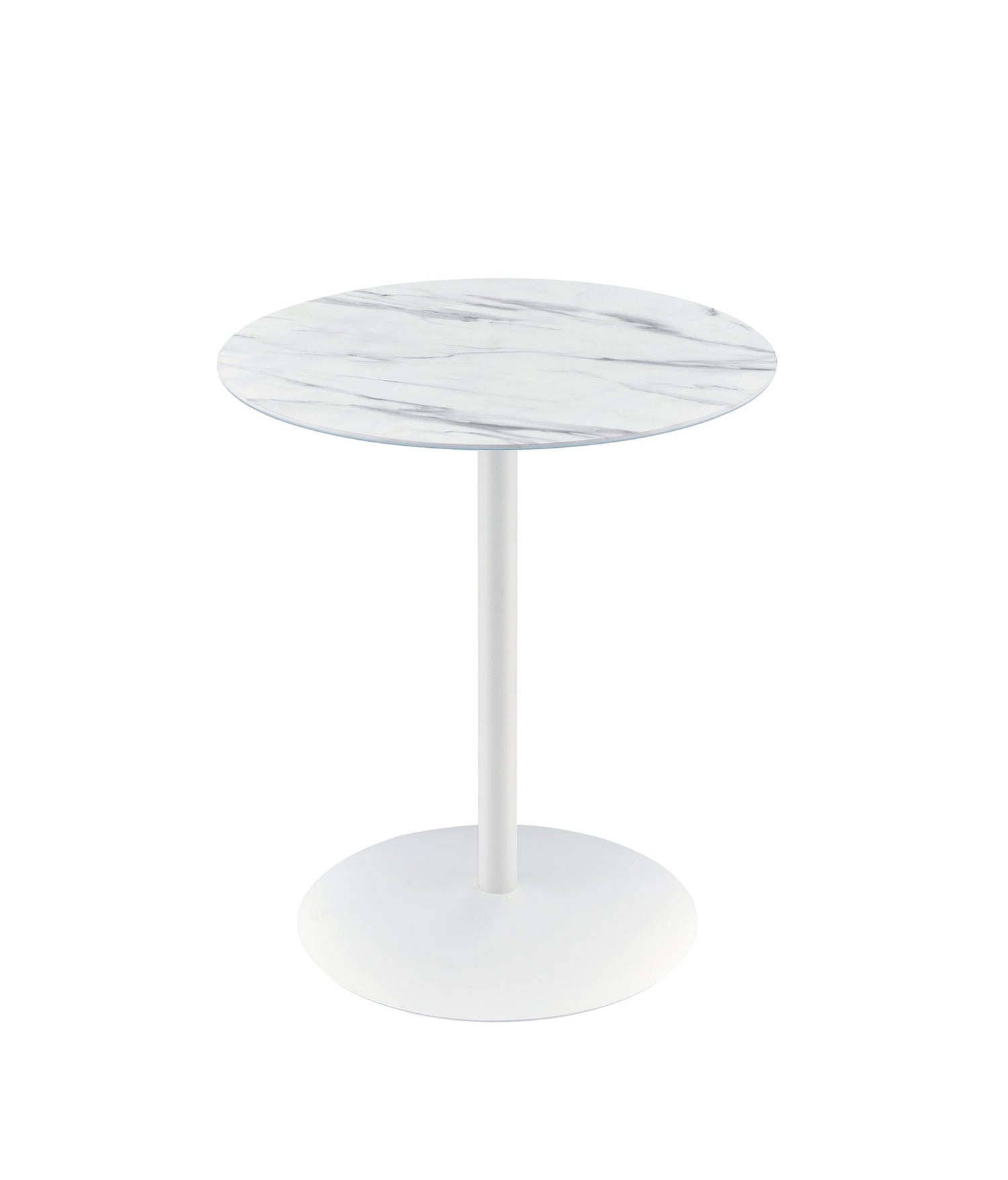 Circa - 17.5&quot; End Table With Marble Textured Top