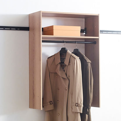 Devi - Wall Mounted Wood Closet System &amp; Modular Design