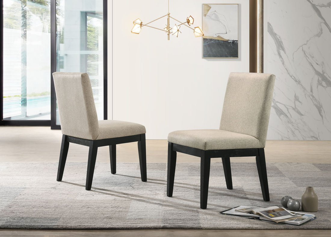 Jasper - Contemporary Fabric 19&quot; Dining Chair (Set of 2)
