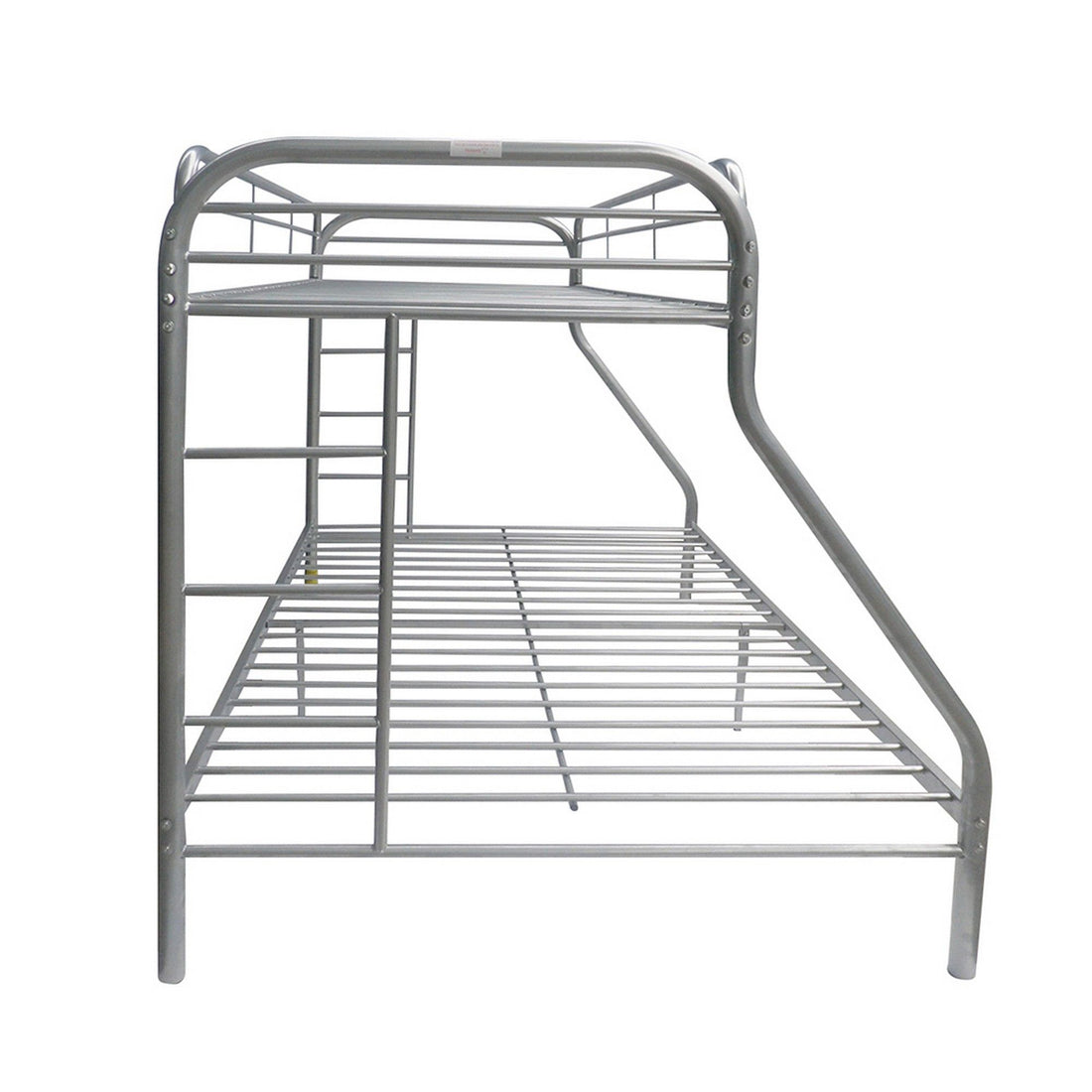 Tritan - Twin / Full Bunk Bed - Silver